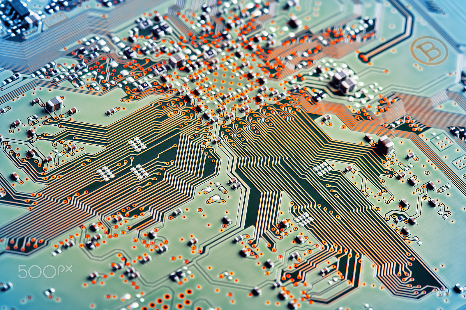 Canon EOS 40D + Canon EF 100mm F2.8 Macro USM sample photo. Electronic circuit board close up. photography