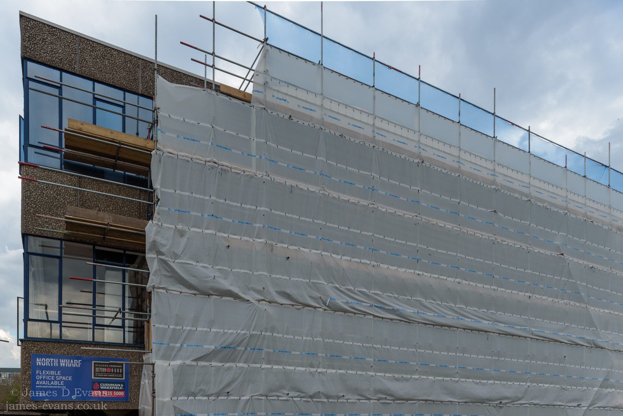 Nikon D750 + Nikon PC-E Nikkor 24mm F3.5D ED Tilt-Shift sample photo. Brunel building - demolition prep photography