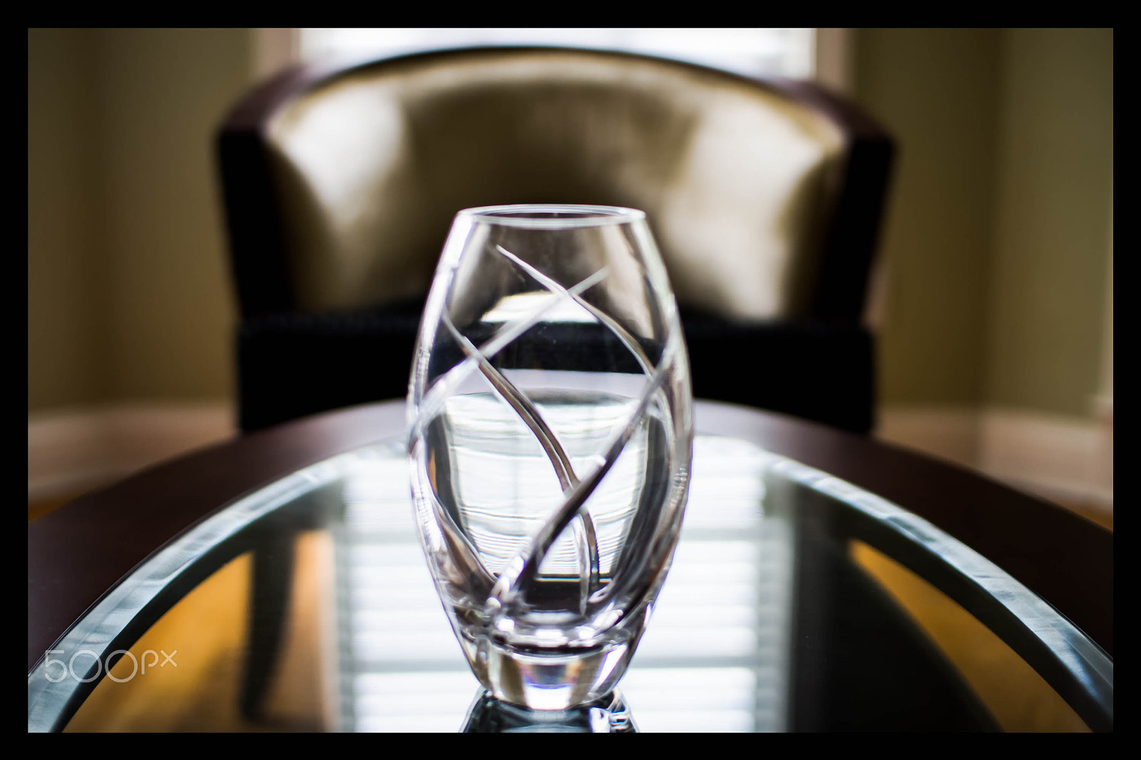 Sigma 30mm F1.4 EX DC HSM sample photo. Vase, table, and chair photography