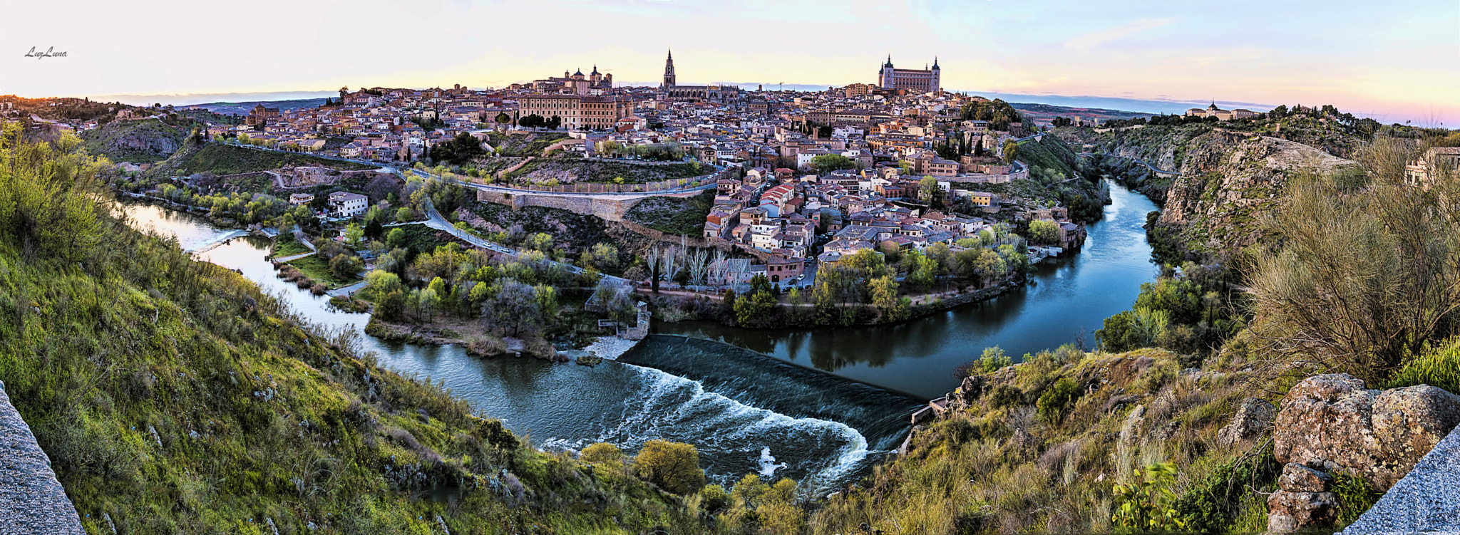 Sigma 10-20mm F3.5 EX DC HSM sample photo. Panoramic view of toledo photography