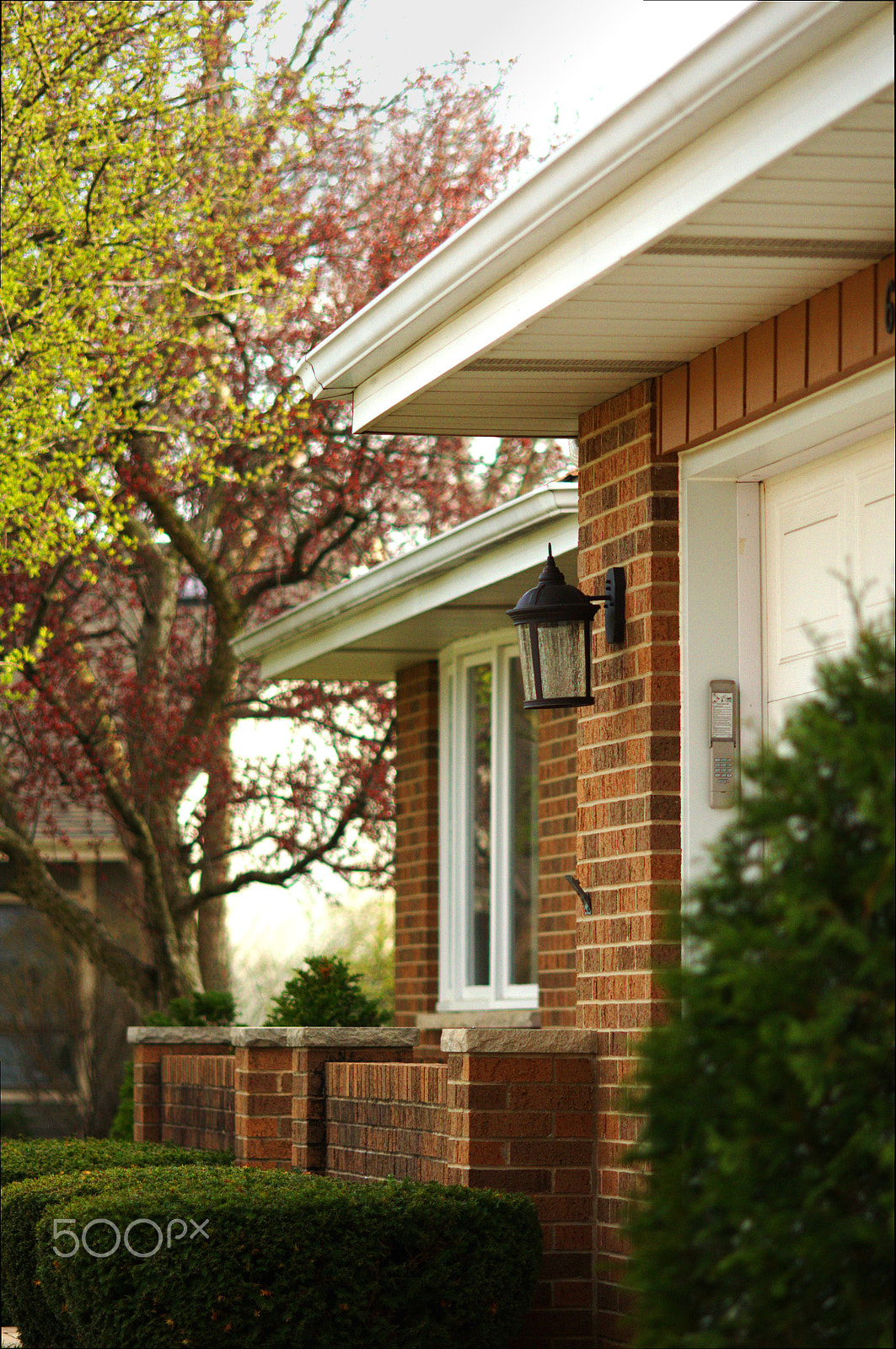 Nikon D5100 + Sigma 105mm F2.8 EX DG Macro sample photo. Neighbor's house photography