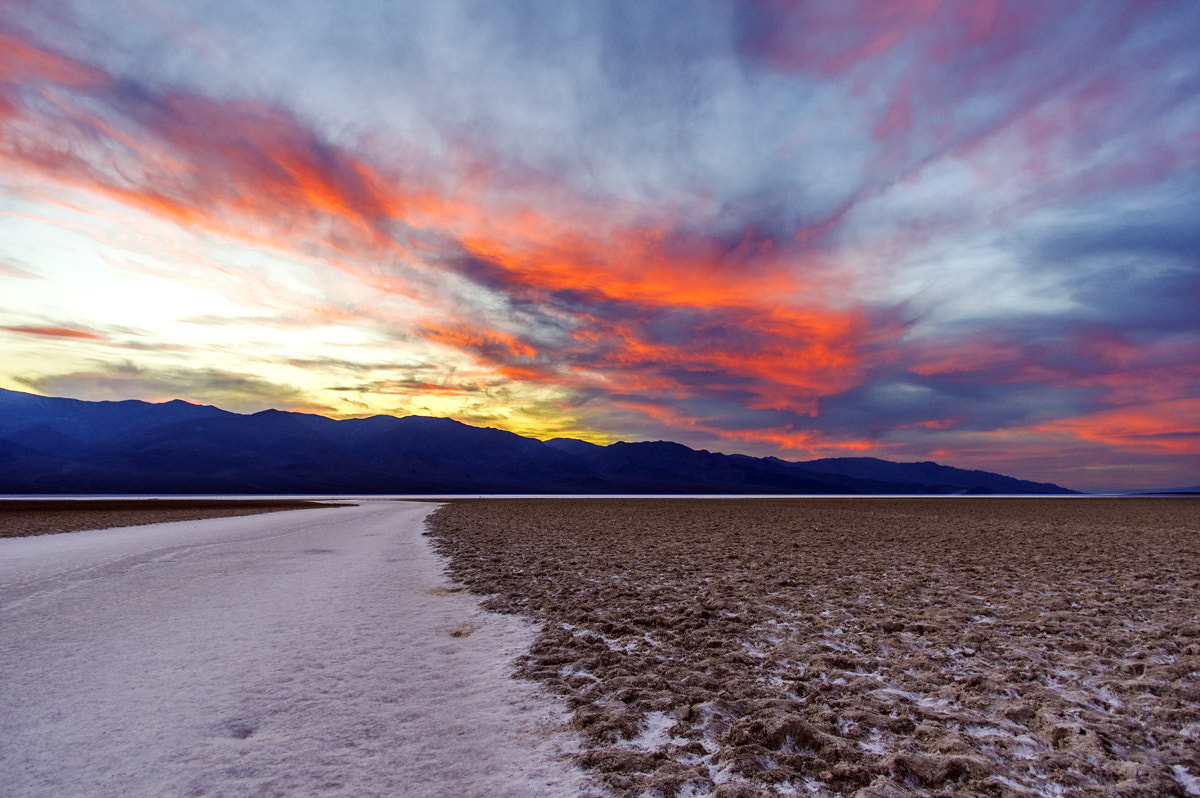 HD Pentax DA 15mm F4 ED AL Limited sample photo. Sunset over death valley photography