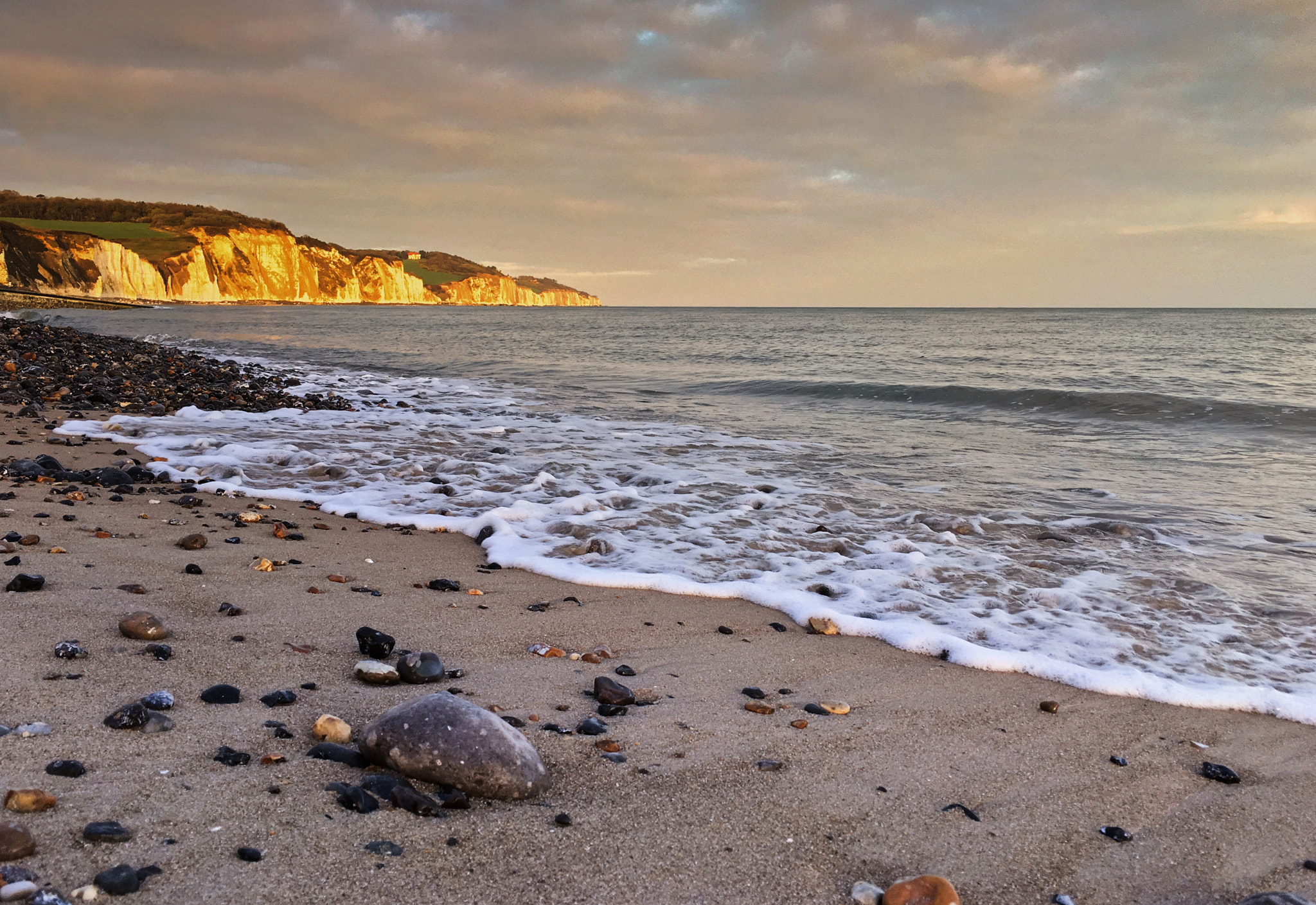 Lever de soleil à Pourville