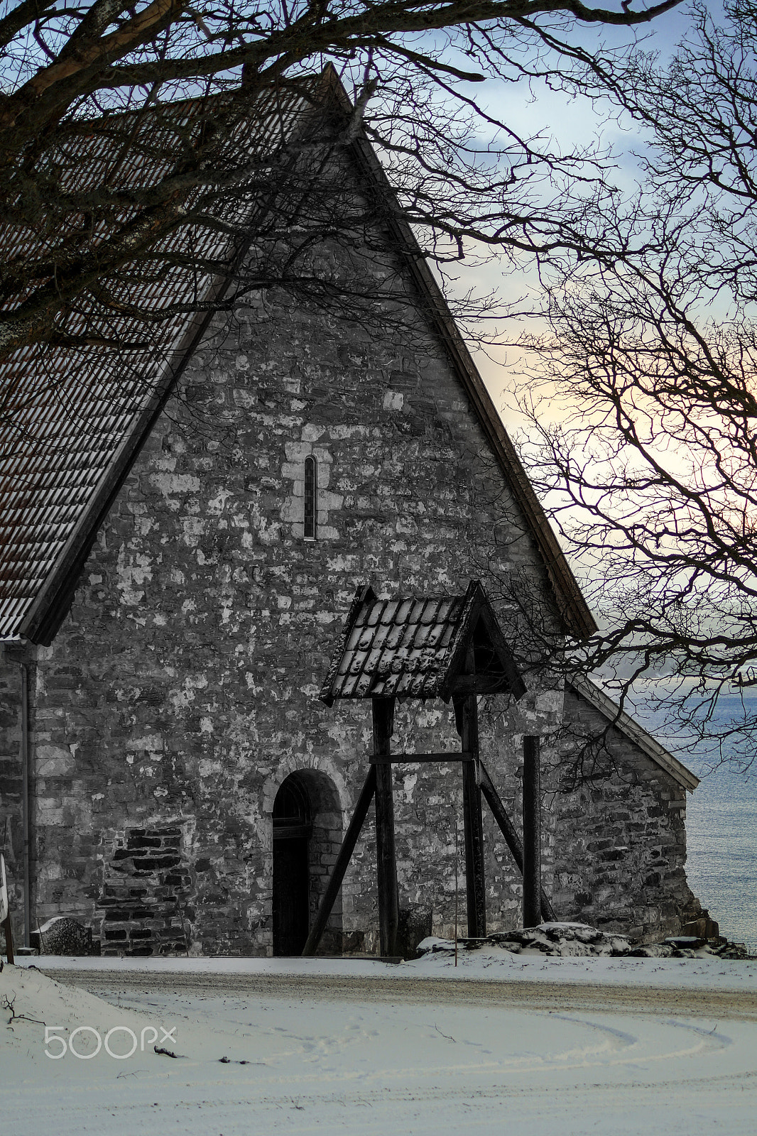 Sony SLT-A58 sample photo. Old church at inderøy photography