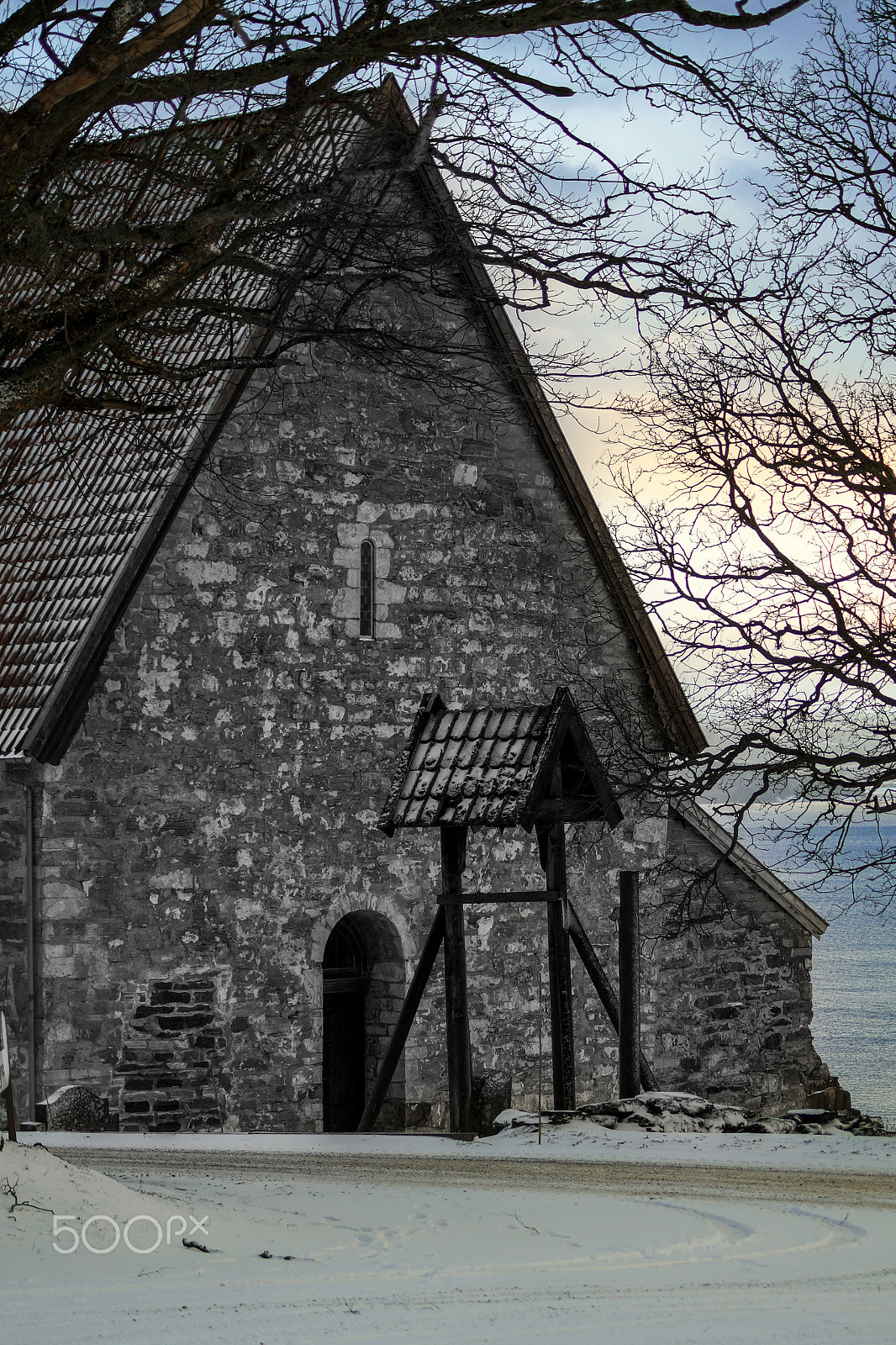Sony SLT-A58 + Sony DT 55-200mm F4-5.6 SAM sample photo. Old church at inderøy photography