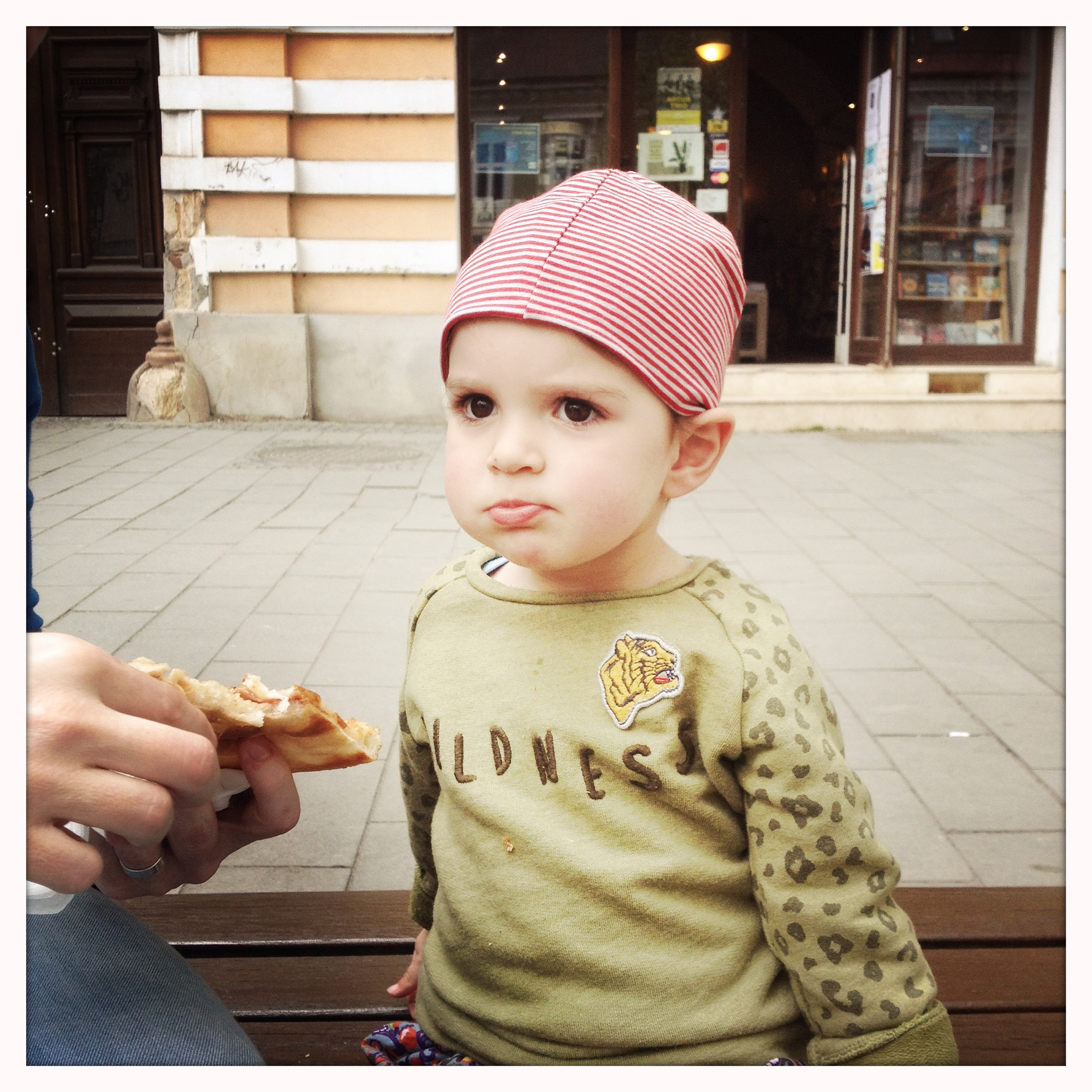 Hipstamatic 312 sample photo. Pizza time photography
