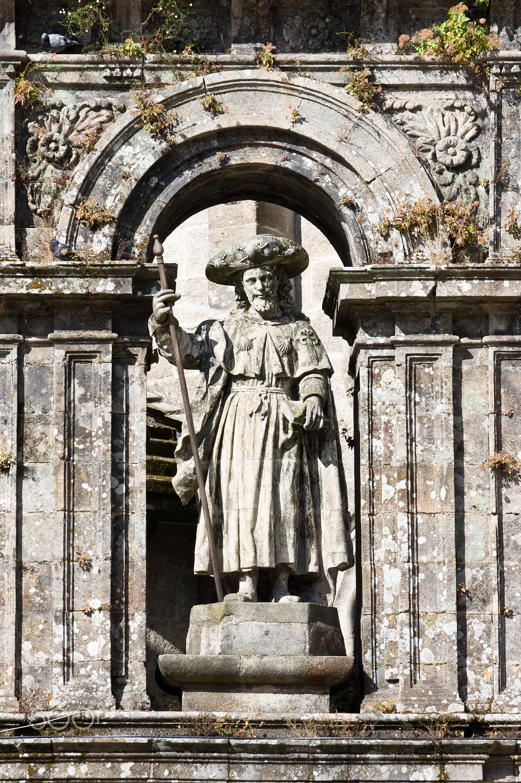 Sigma 150-500mm F5-6.3 DG OS HSM sample photo. Cathedral in santiago de compostela, spain photography