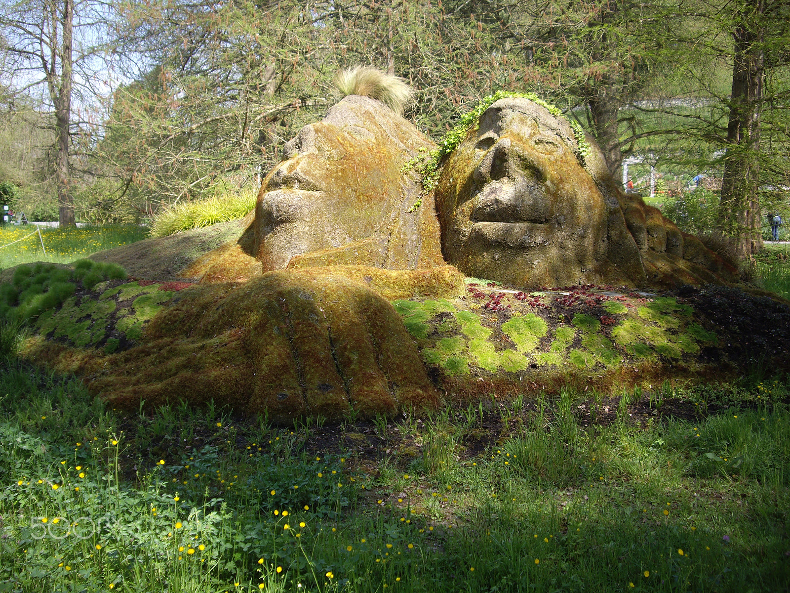 Pentax OPTIO S10 sample photo. Stone faces - enchanted photography