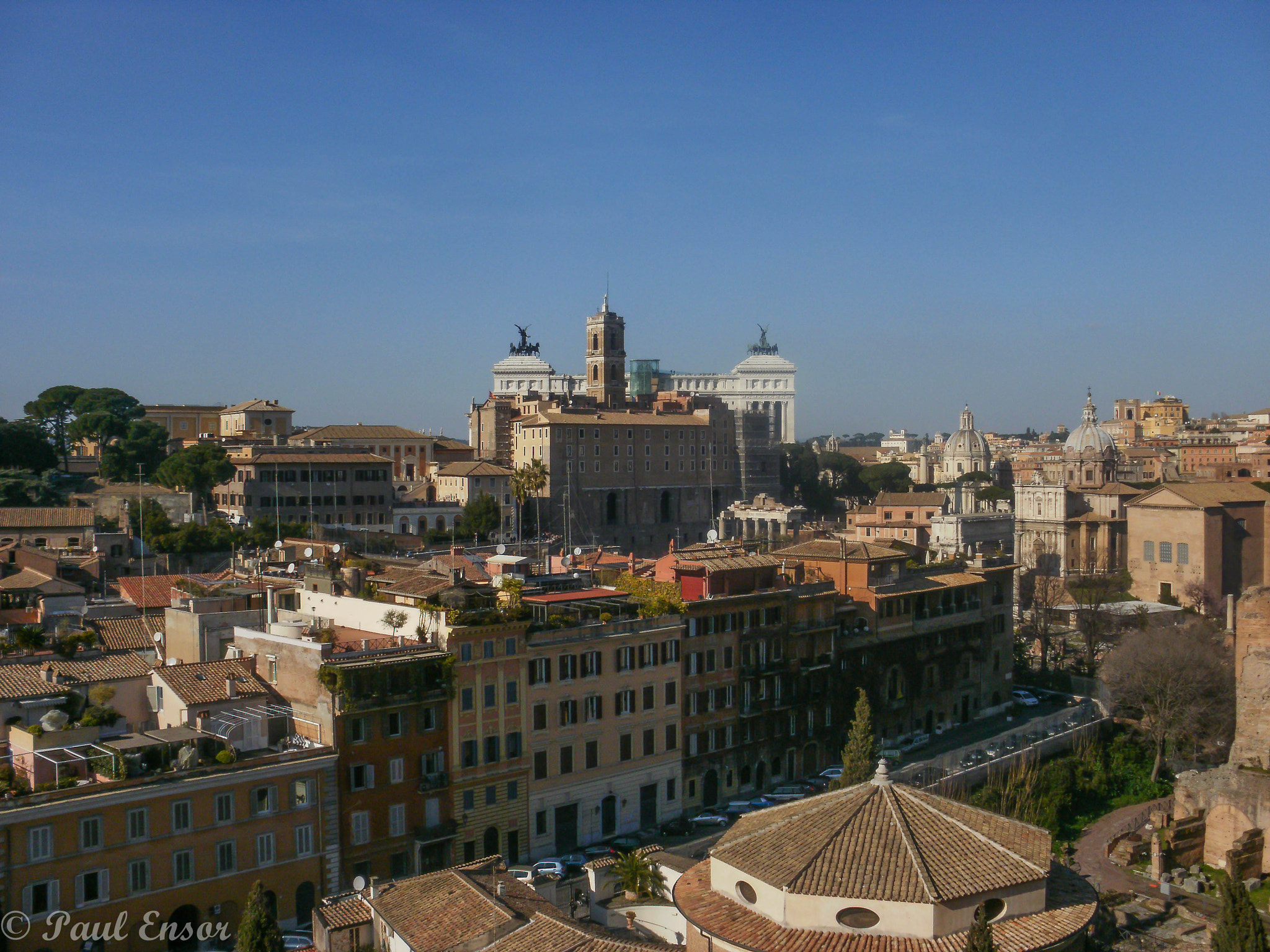 Olympus FE46,X41,X42 sample photo. Rome skyline photography