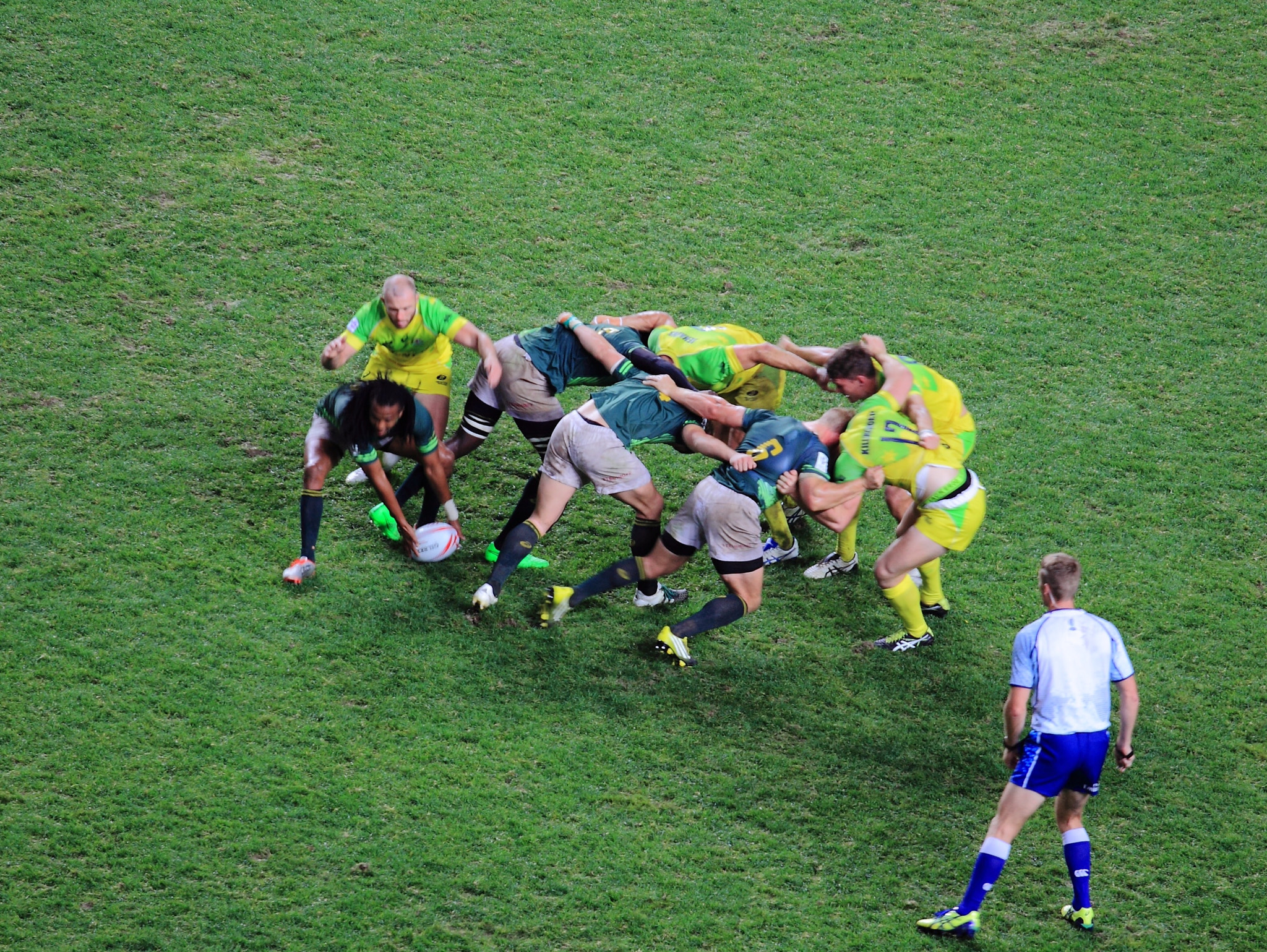 Canon EF 70-200mm F4L IS USM sample photo. Rugby sevens photography