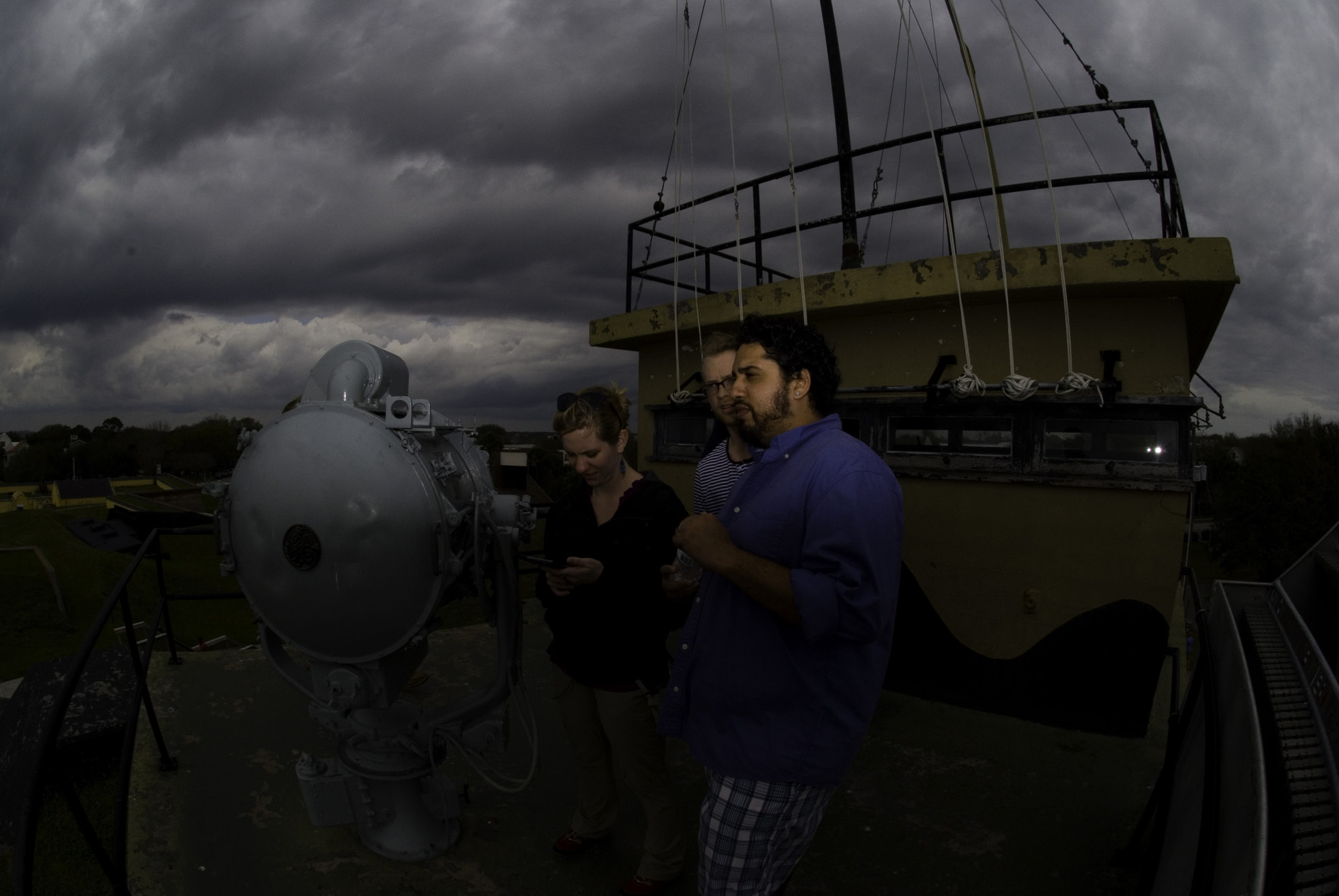 Nikon AF DX Fisheye-Nikkor 10.5mm F2.8G ED sample photo. Oncoming storm photography