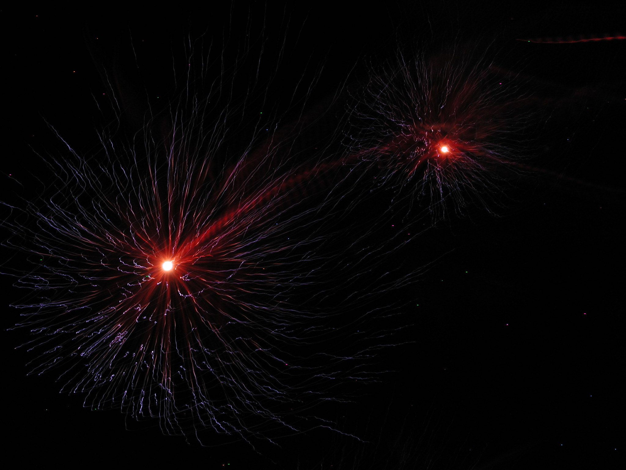 Nikon E880 sample photo. Feu d'artifice photography