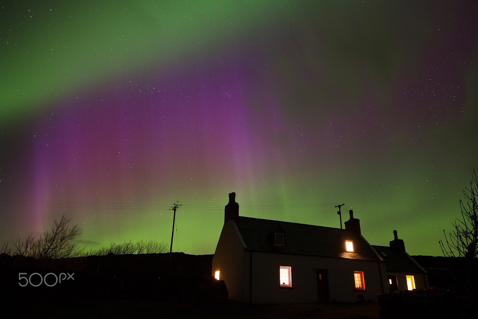 Canon EOS 5D Mark II + Canon TS-E 24.0mm f/3.5 L II sample photo. Stoer aurora 2 photography