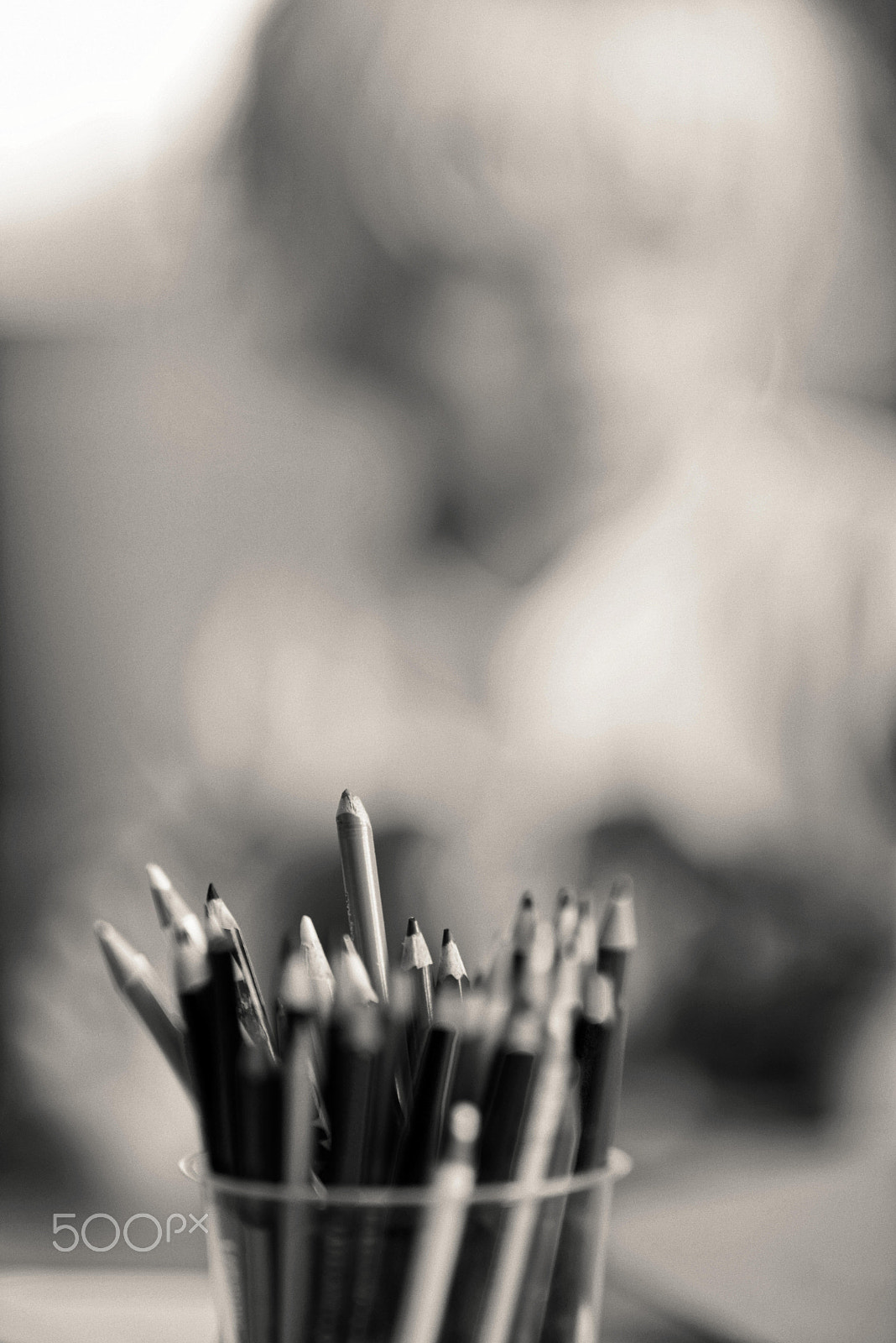 Nikon AF-S Nikkor 200mm F2G ED-IF VR sample photo. Reverie in black and white photography