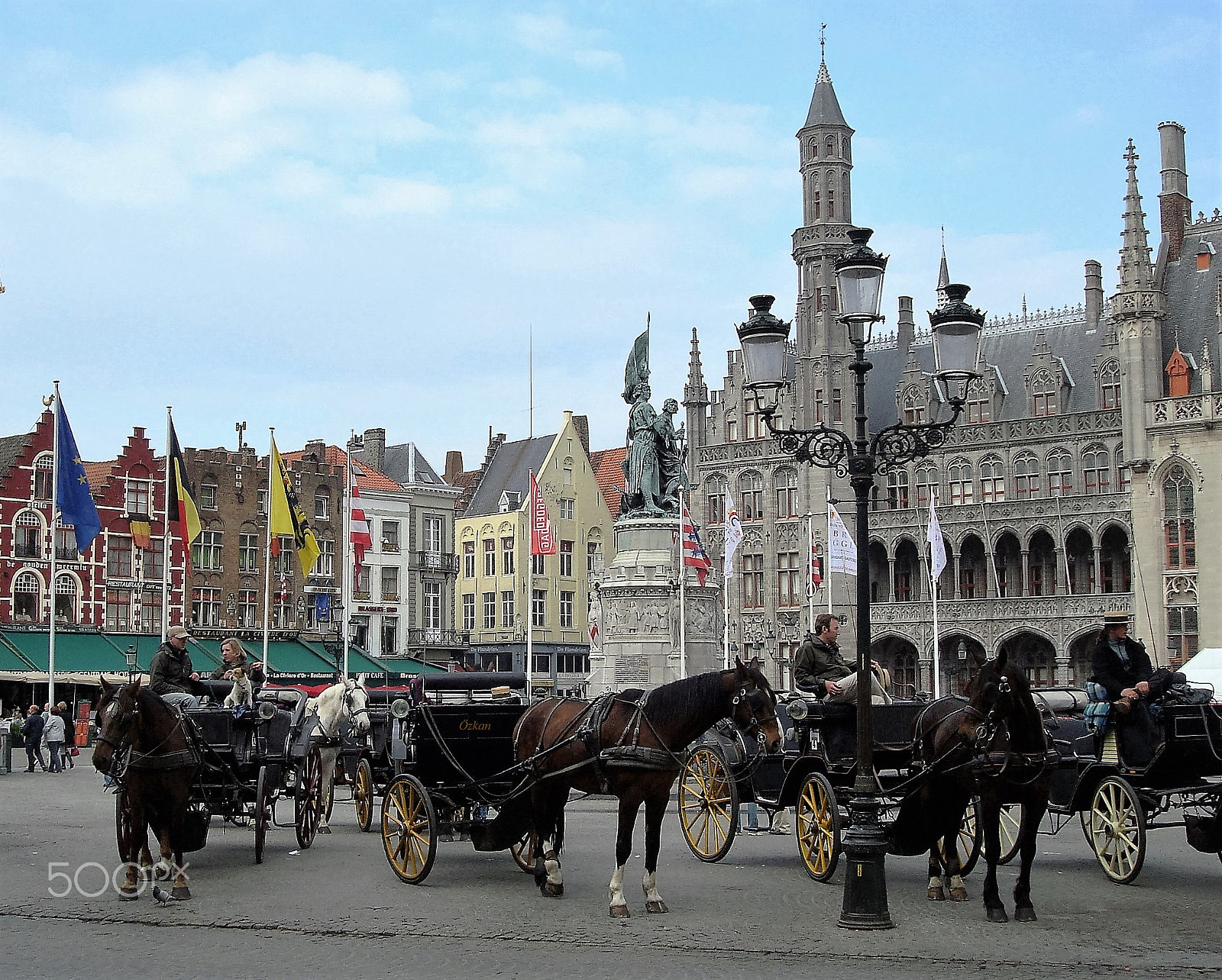 Sony DSC-W90 sample photo. Bruges carriages photography