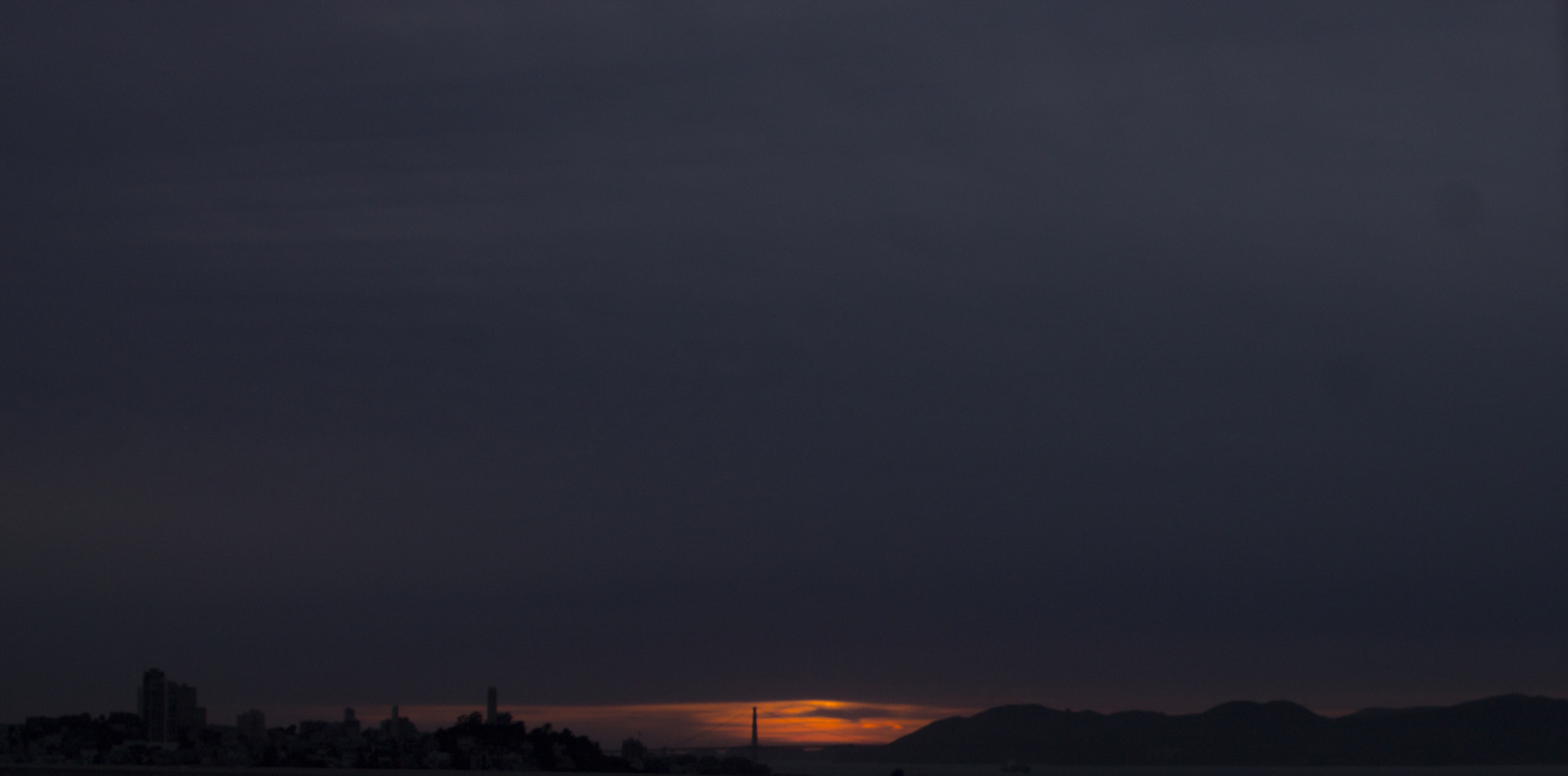 Canon EOS 1100D (EOS Rebel T3 / EOS Kiss X50) sample photo. San francisco sunset photography