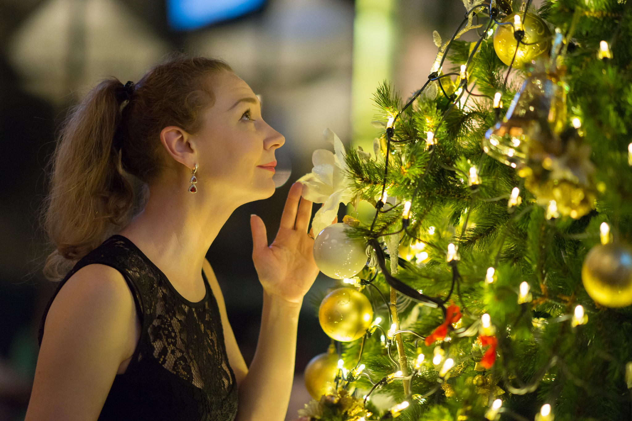 Sony Sonnar T* 135mm F1.8 ZA sample photo. Christmas eve photography