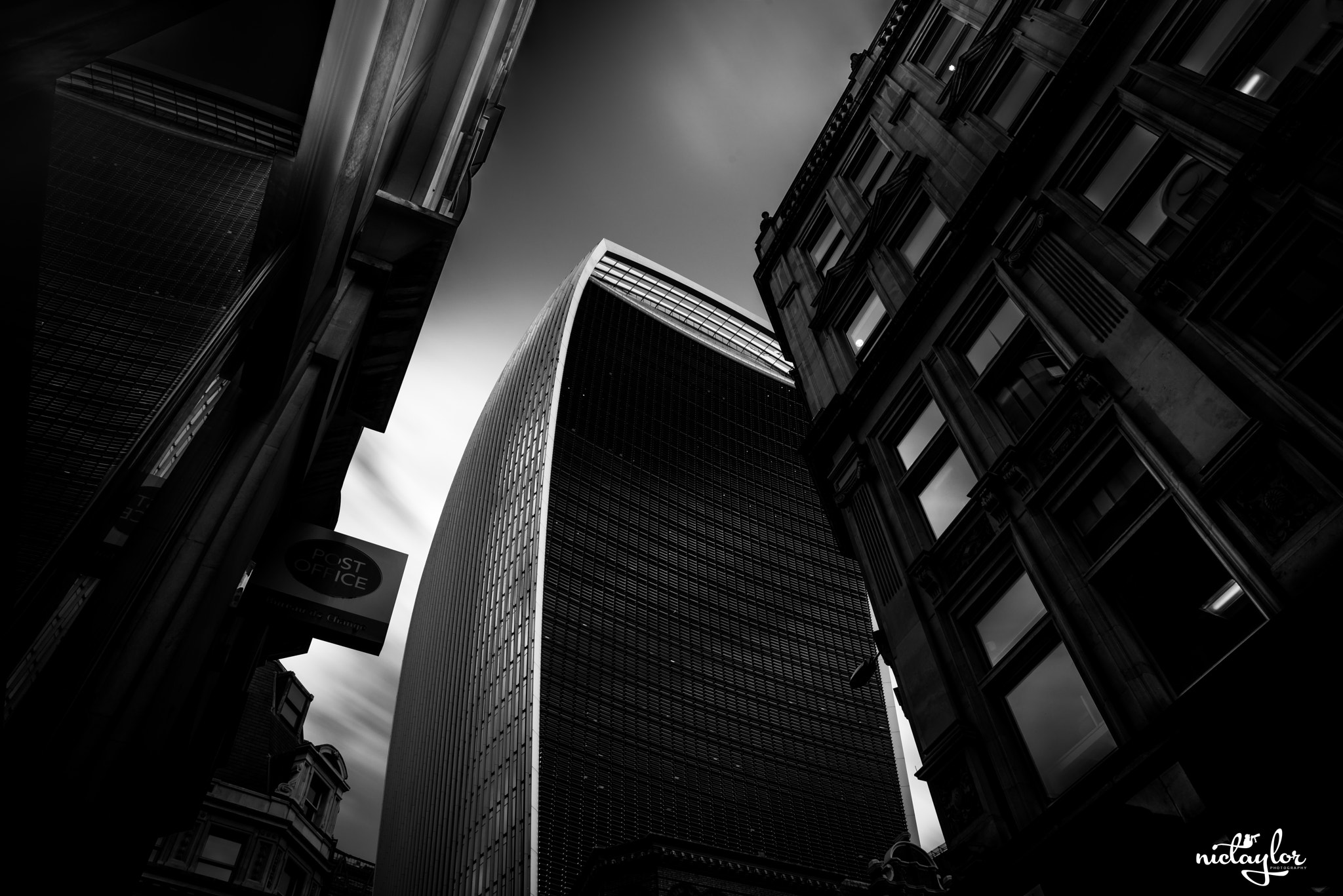 Sony a7R sample photo. Walkie talkie building photography