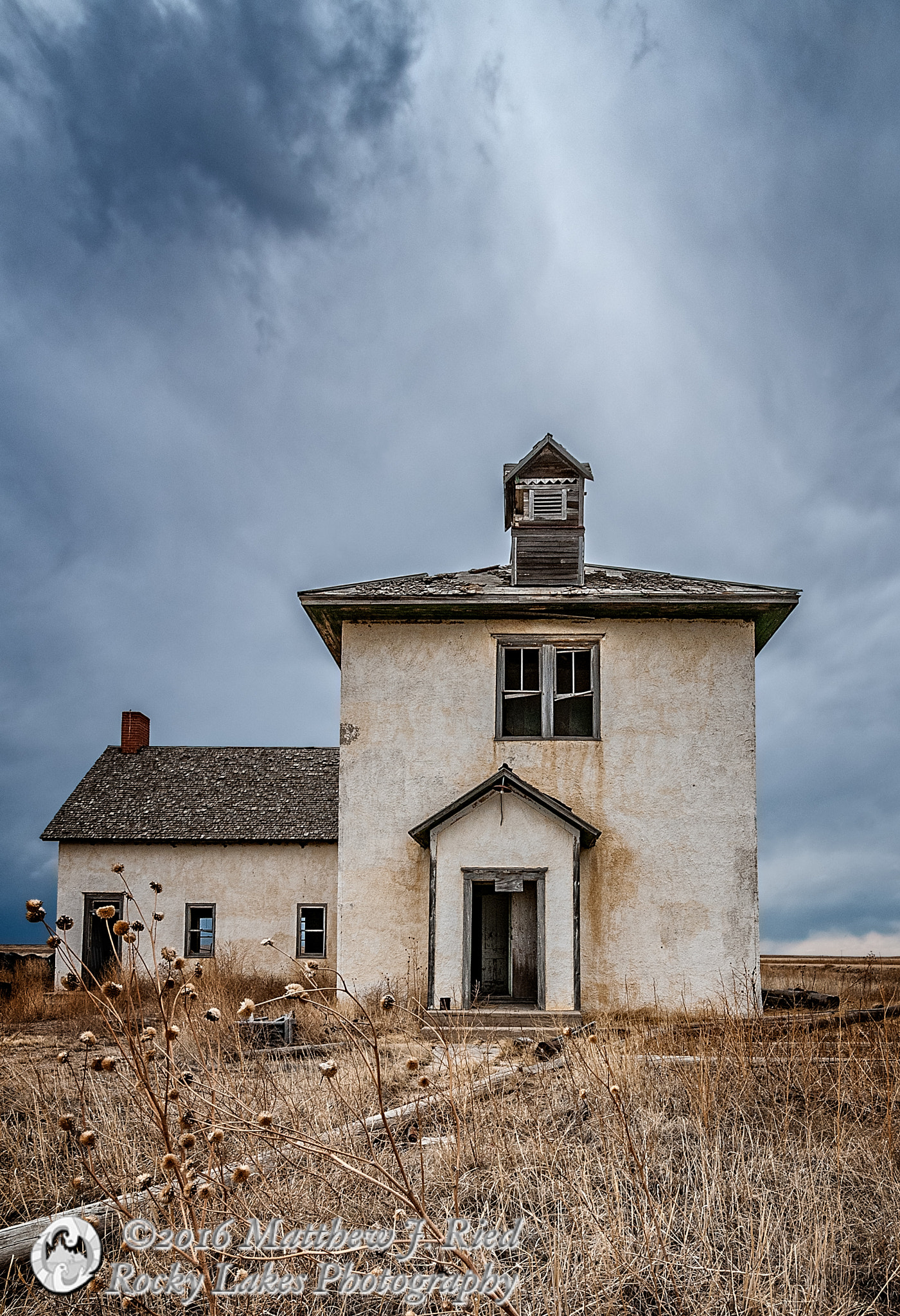 Nikon D300S sample photo. Abandoned school - arlington, co photography