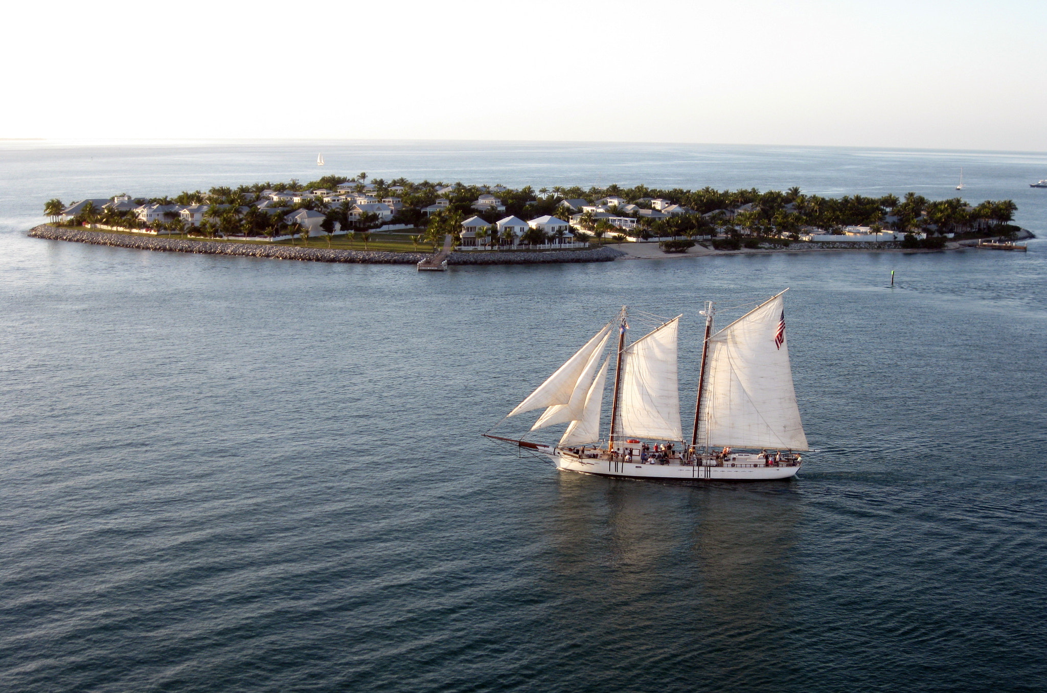 Canon PowerShot A1000 IS sample photo. Sailboat at key west photography