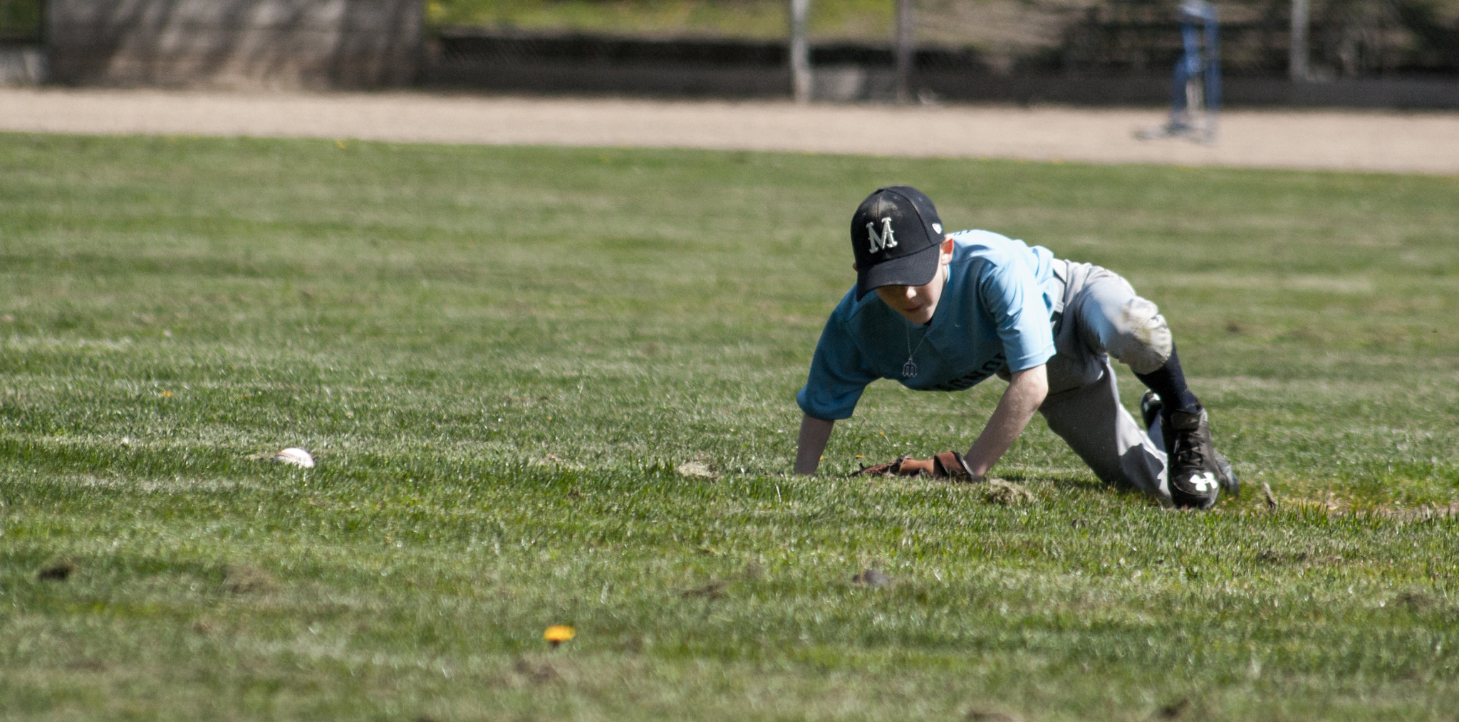 Pentax K10D + Sigma sample photo. Little league baseball photography