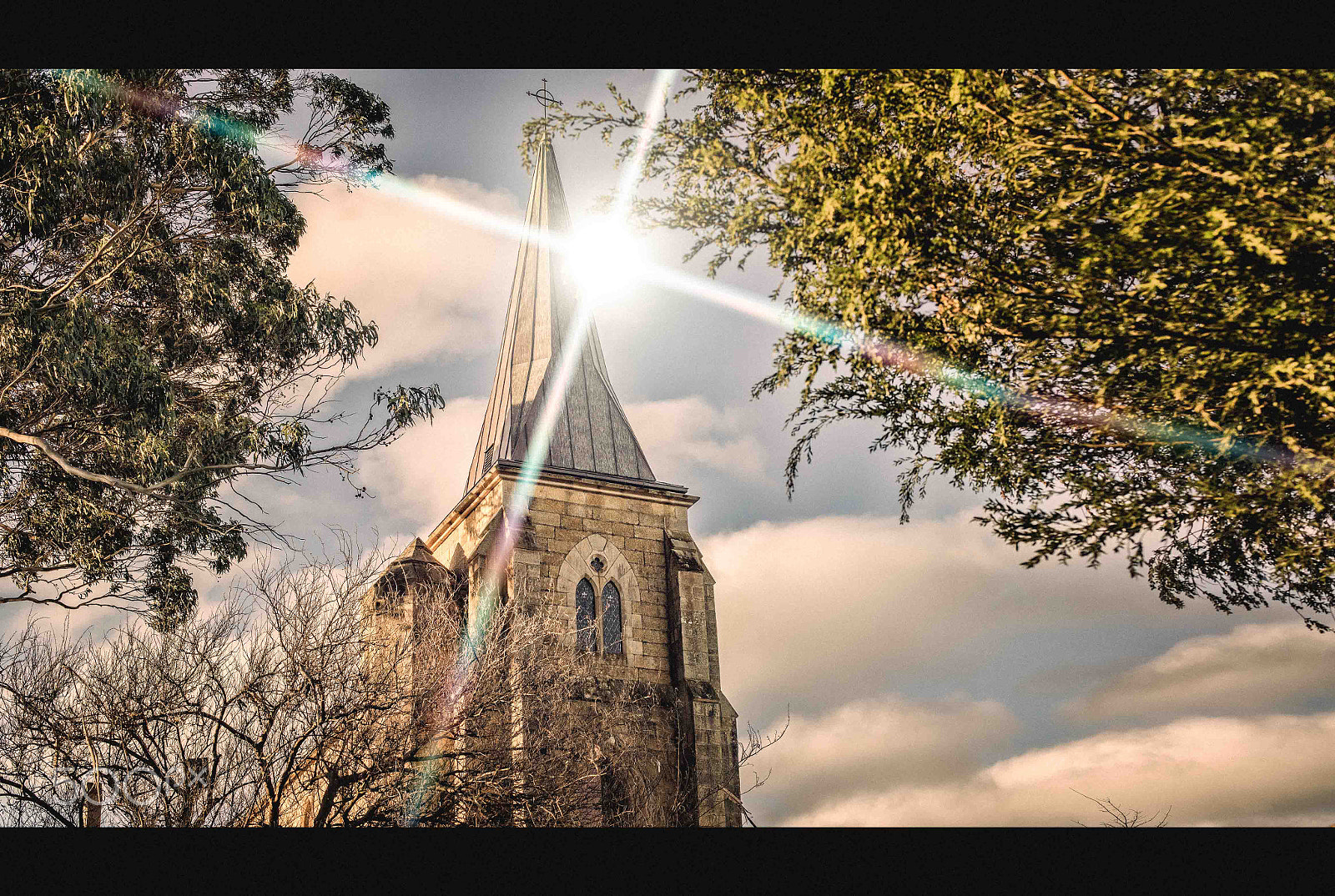 Sony a7R + Canon EF 50mm F1.4 USM sample photo. Church in the cloud photography