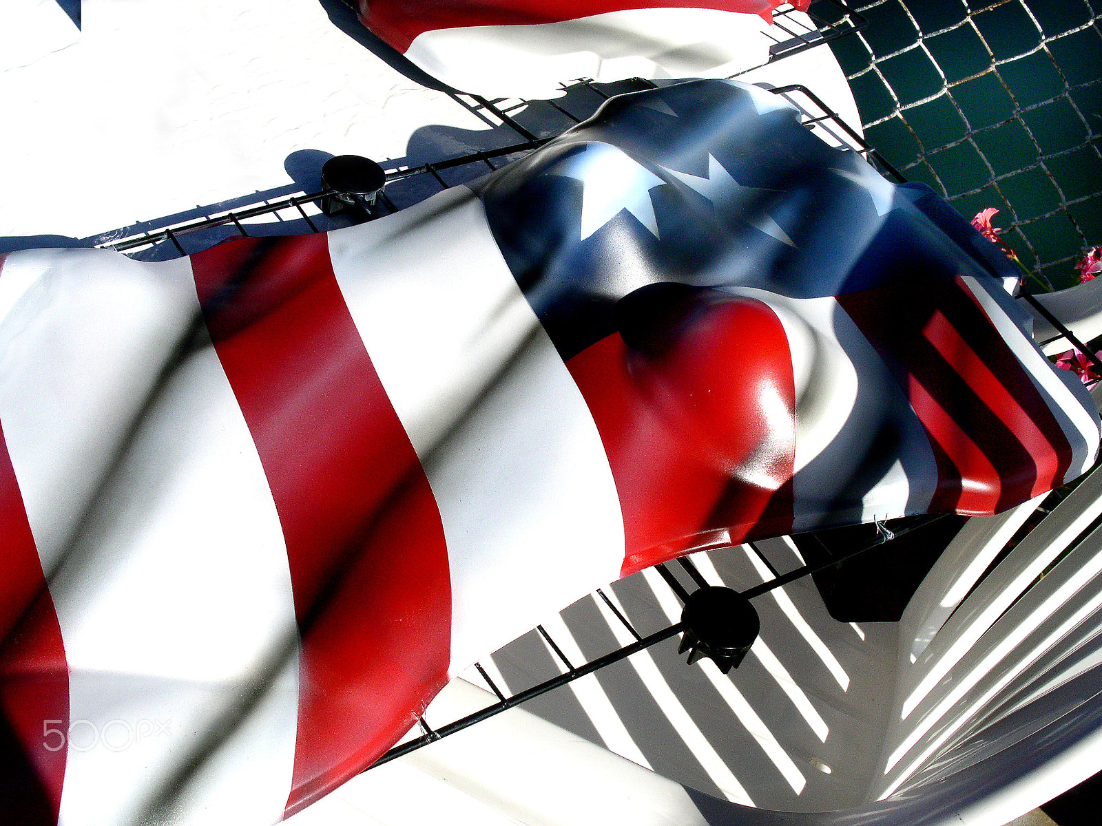 KONICA MINOLTA DiMAGE F300 sample photo. American flag photography