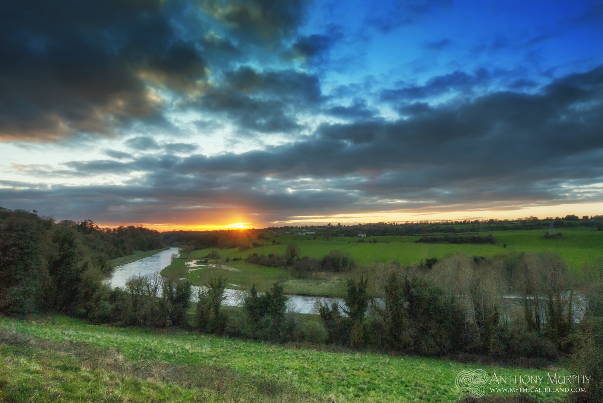 Sigma 12-24mm F4.5-5.6 EX DG Aspherical HSM sample photo. Sunset over the boyne valley ireland photography