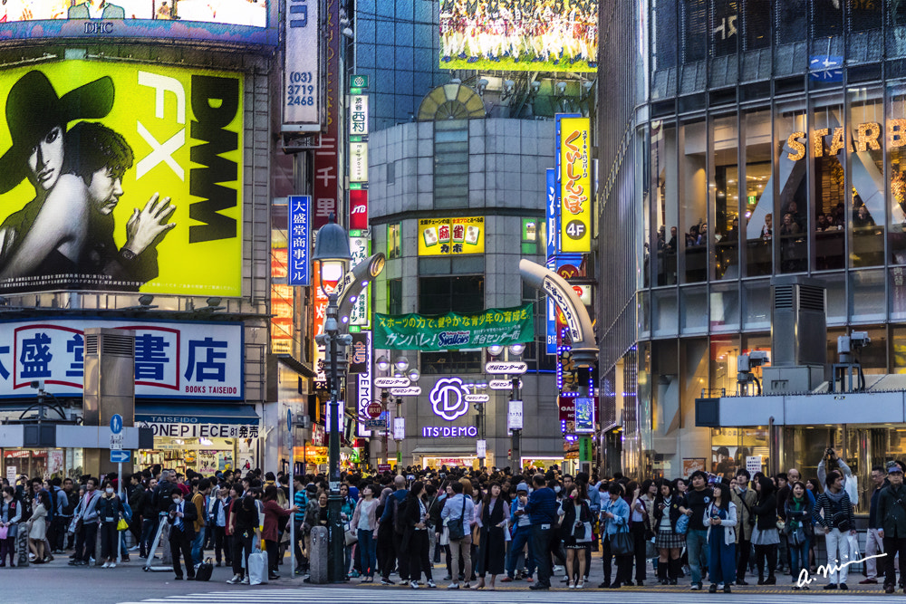 Canon EOS M3 sample photo. Shibuya, mid-04-2016 photography