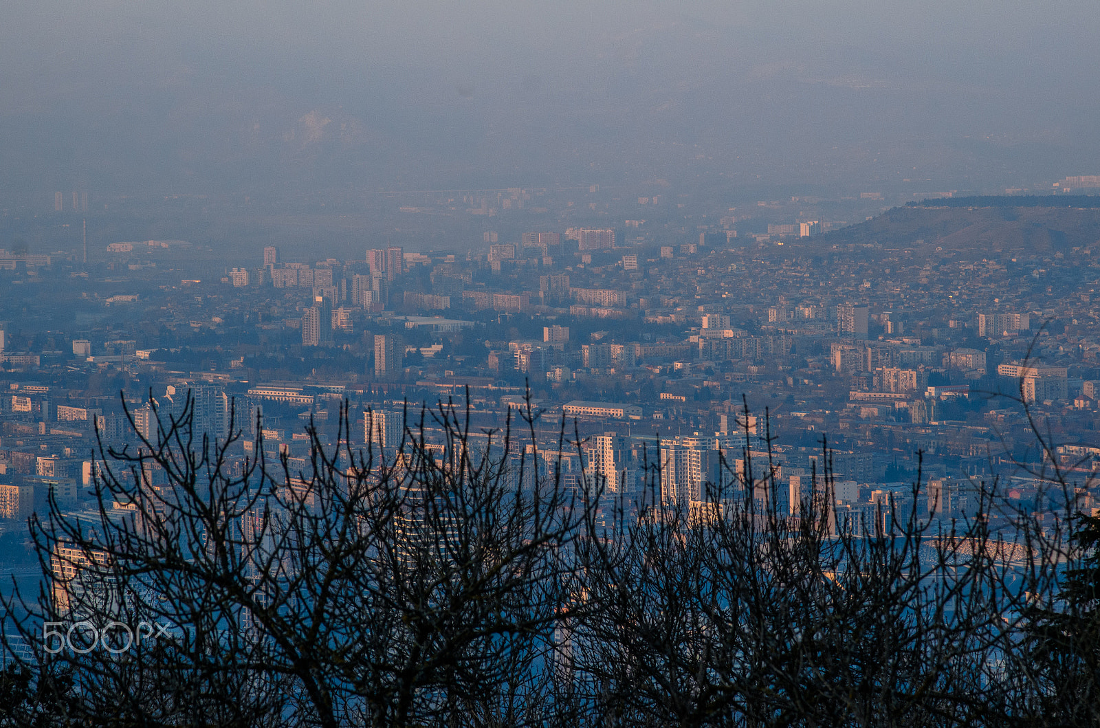 Nikon D7000 sample photo. Cold winter sunlight creates blue shadows photography