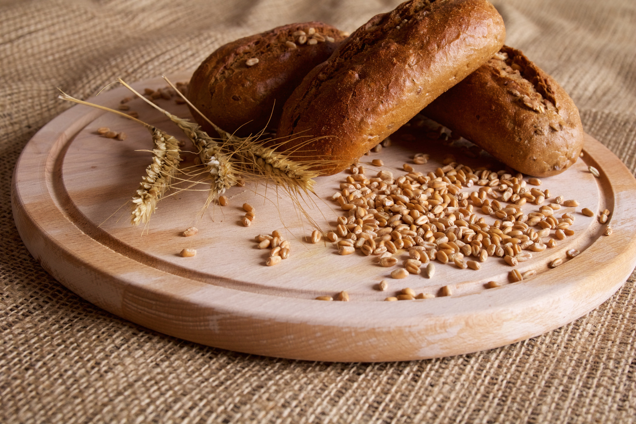 Canon EF 24-70mm F4L IS USM sample photo. Home made bread photography