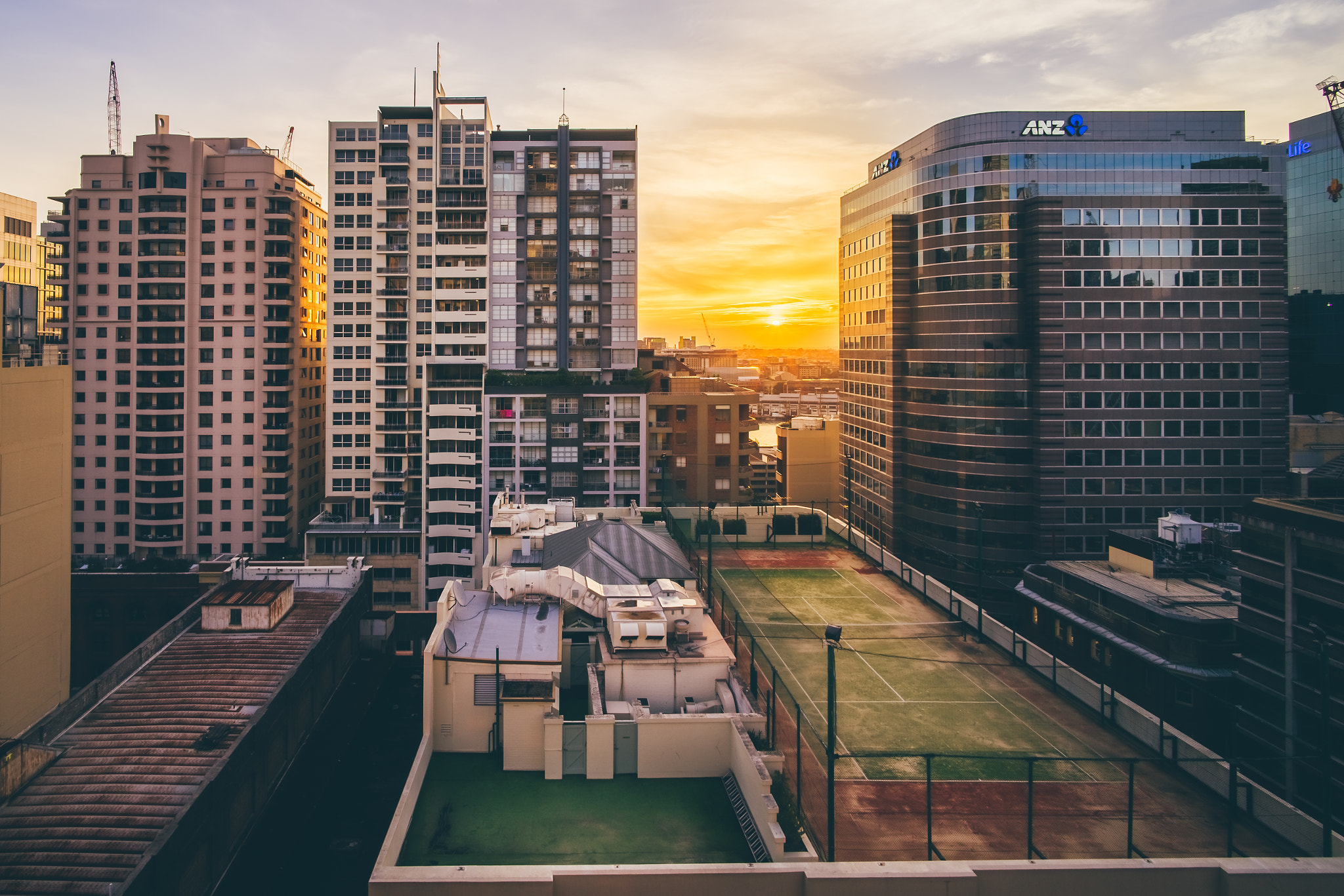 Voigtlander Super Wide-Heliar 15mm f/4.5 Aspherical III sample photo. Roof top sunset photography