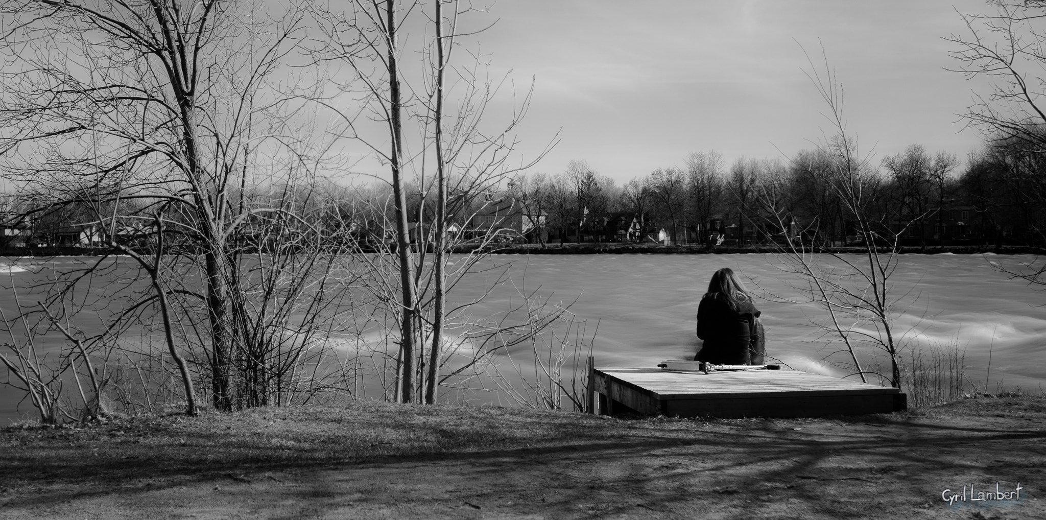 Canon EF-S 17-85mm F4-5.6 IS USM sample photo. The girl and the moving waters photography