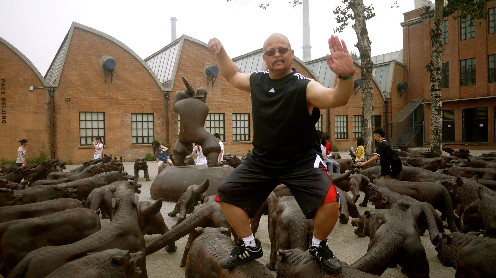 Panasonic Lumix DMC-GF2 + Panasonic Lumix G 14mm F2.5 ASPH sample photo. Beijing tames mad dogs photography
