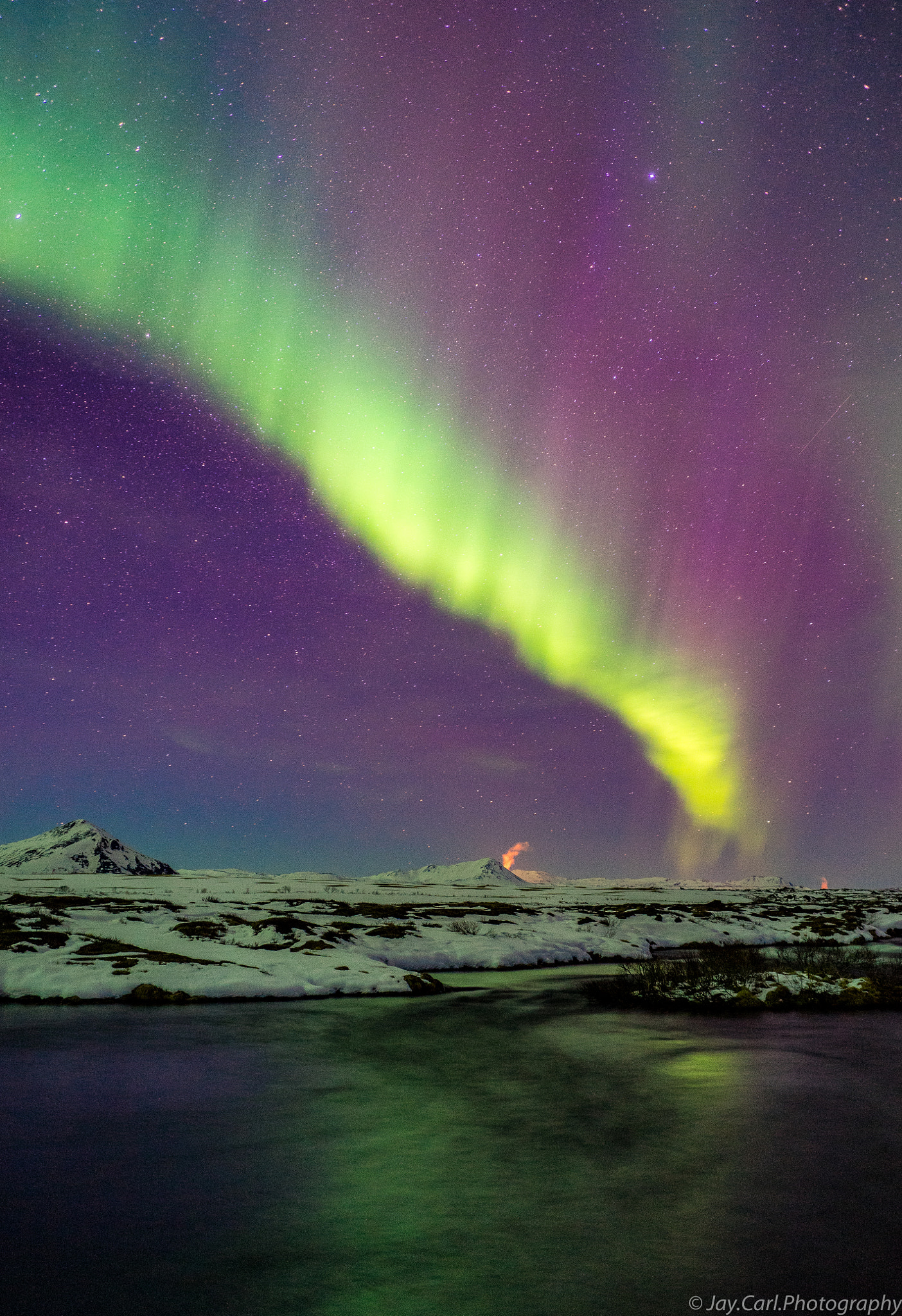 E 35mm F2 sample photo. Aurora borealis, lake myvatn, iceland 2016 photography