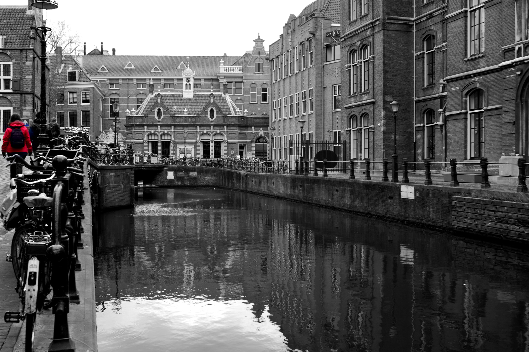 Nikon D5300 + AF Nikkor 24mm f/2.8 sample photo. Amsterdam university photography
