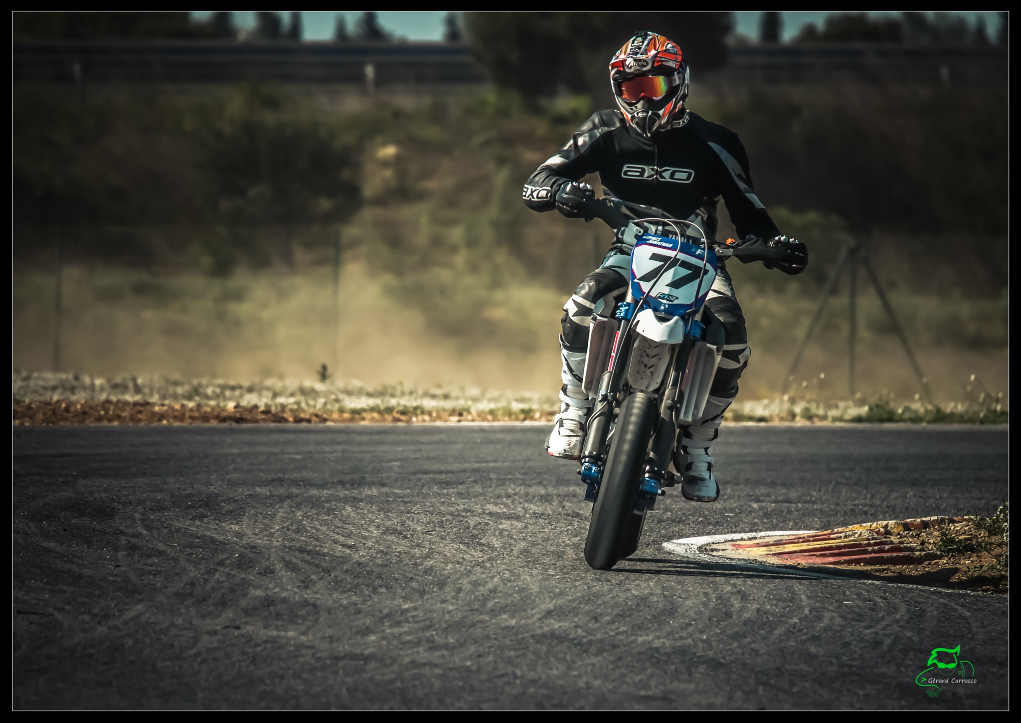 Canon EF 70-200mm F4L IS USM sample photo. Moto - circuit photography