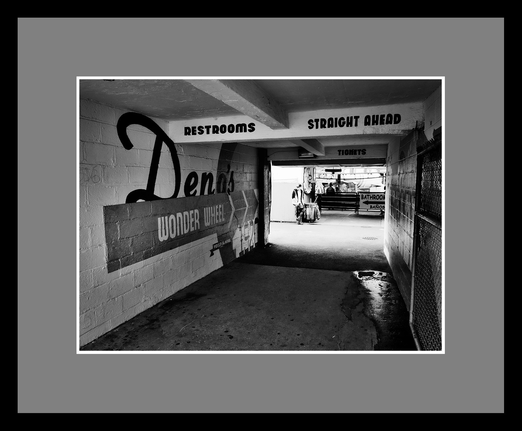 LEICA DG SUMMILUX 15/F1.7 sample photo. Deno's wonder wheel ride entrance photography