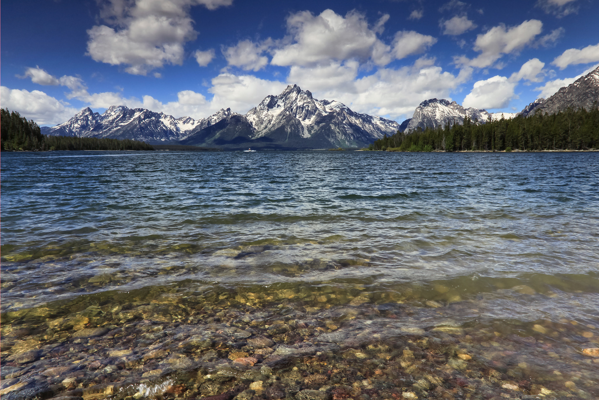Canon EOS 500D (EOS Rebel T1i / EOS Kiss X3) sample photo. View across jenny lake photography