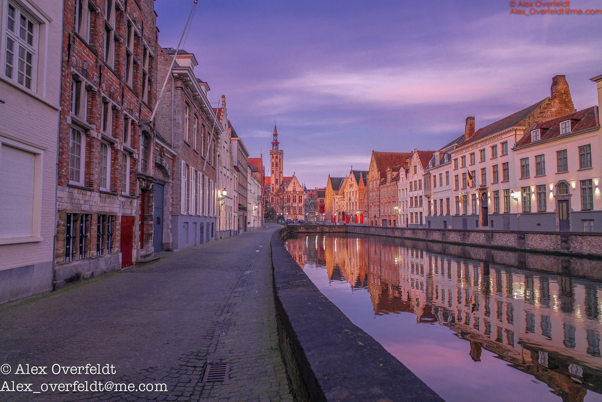 Elmarit-M 1:2.8/21 ASPH. sample photo. Brugge spiegelrei with its reflections at dawn photography
