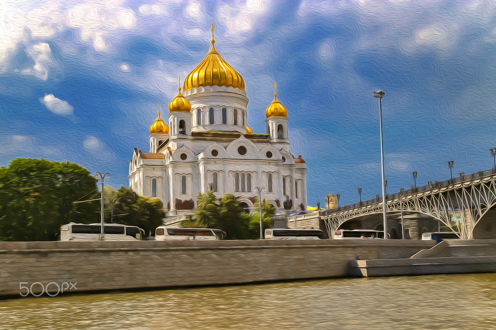 Canon EF 28-80mm f/2.8-4L sample photo. Cathedral of christ the saviour in moscow_oil paint_2016 photography