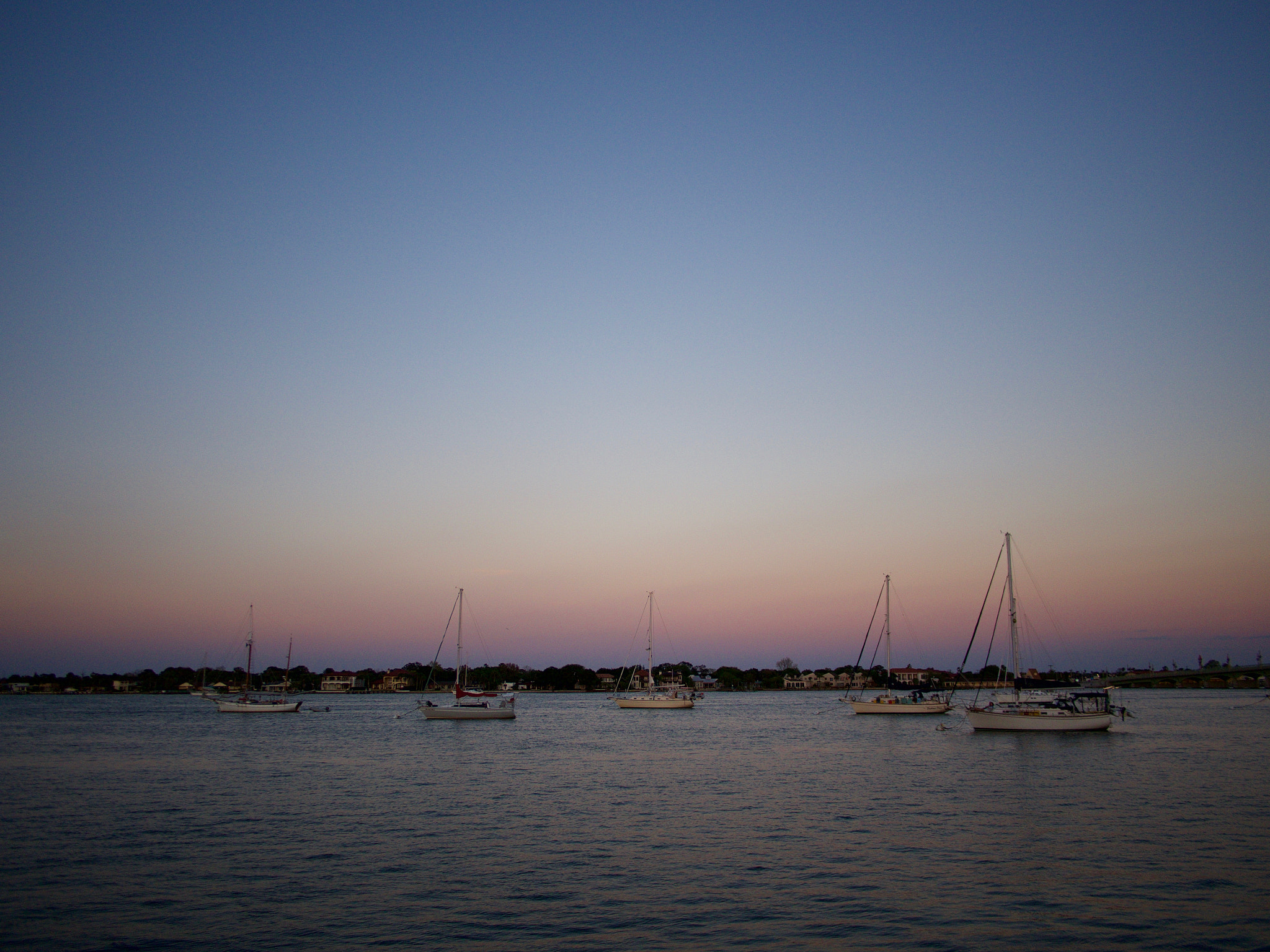 Olympus OM-D E-M5 + LUMIX G 14/F2.5 II sample photo. Florida - sunset in st. augustine photography