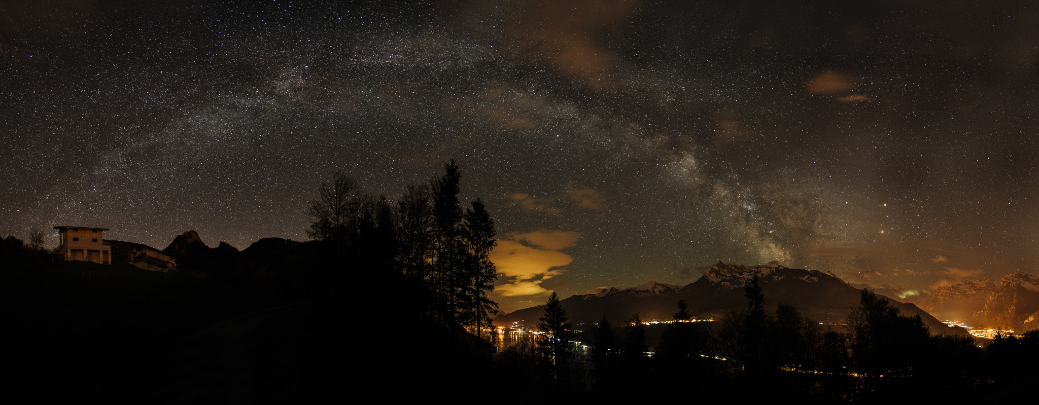 Samyang 12mm F2.8 ED AS NCS Fisheye sample photo. Milky way over the swiss alps photography
