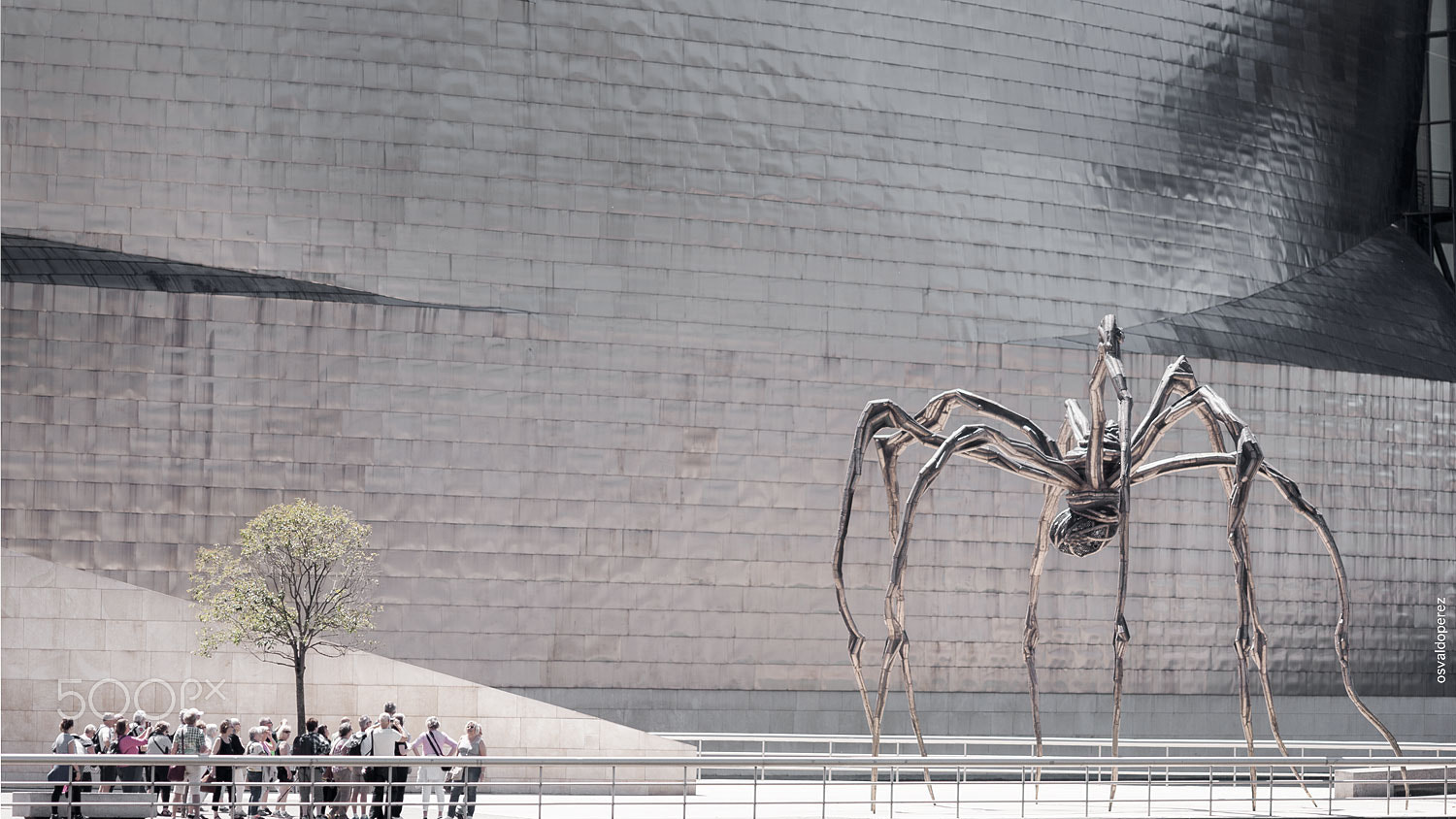 Canon EOS-1Ds Mark III + Canon EF 135mm F2L USM sample photo. Maman guggemhein bilbao photography