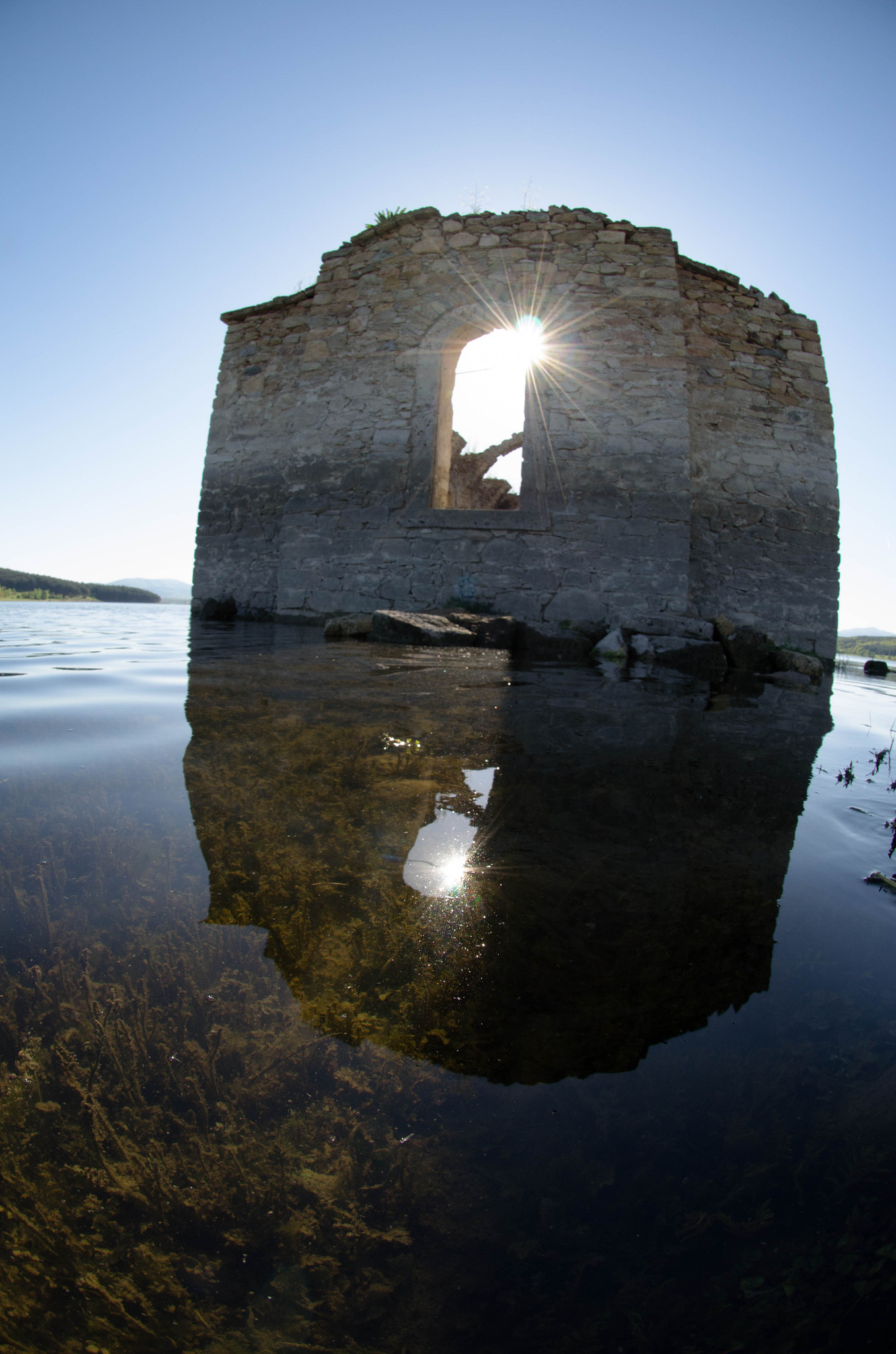 Nikon AF DX Fisheye-Nikkor 10.5mm F2.8G ED sample photo. The flooded church photography