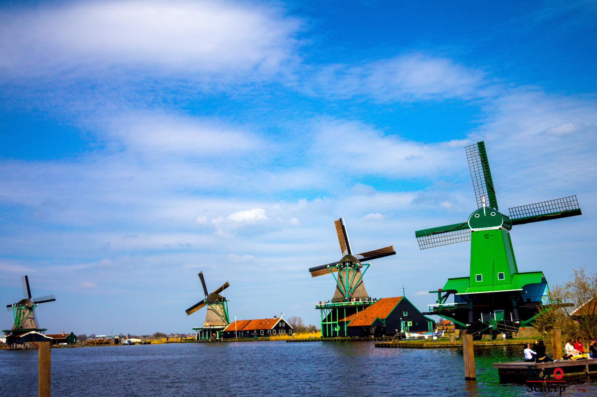 Canon EF-S 18-55mm F3.5-5.6 sample photo. #zaanseschans #molens #molen photography