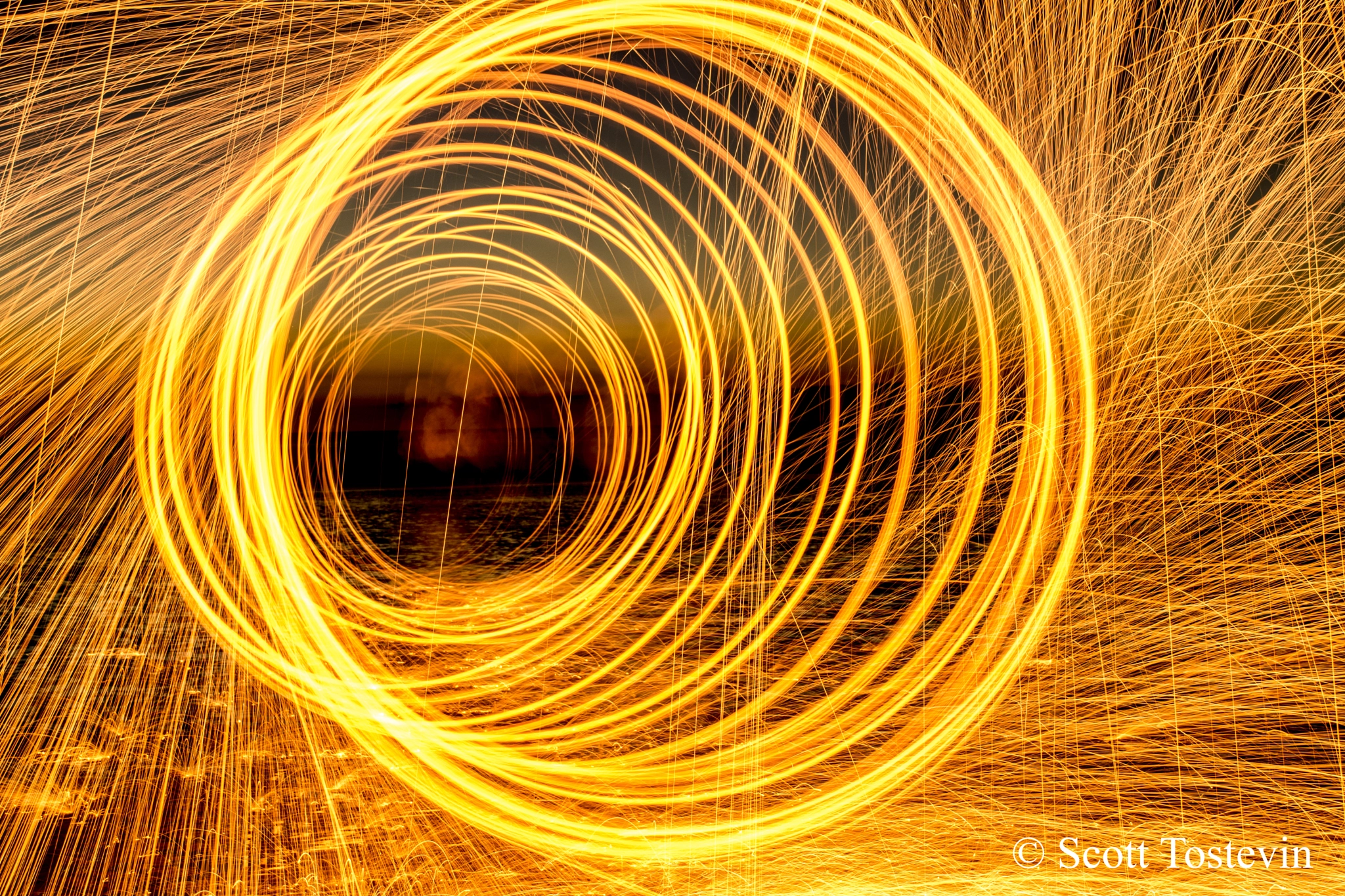 Nikon D5200 sample photo. Wire wool photography