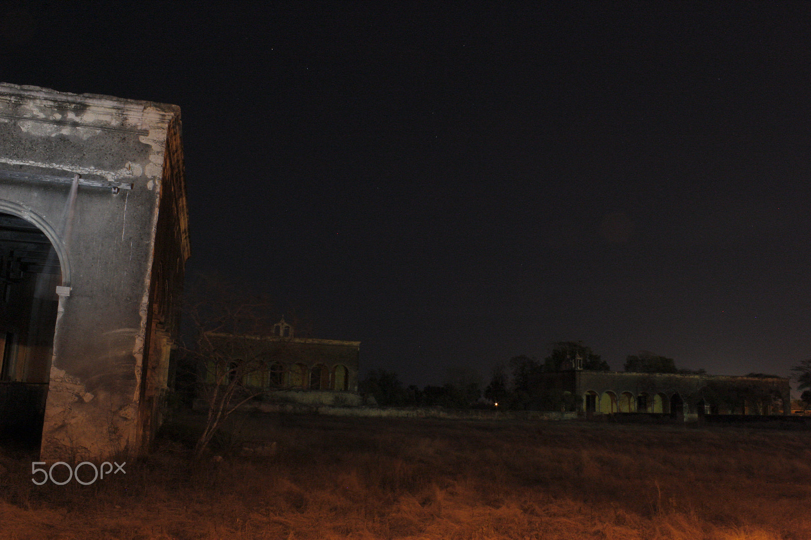 Canon EF-S 18-55mm F3.5-5.6 III sample photo. Hacienda san antonio ool. capilla y casa principal photography