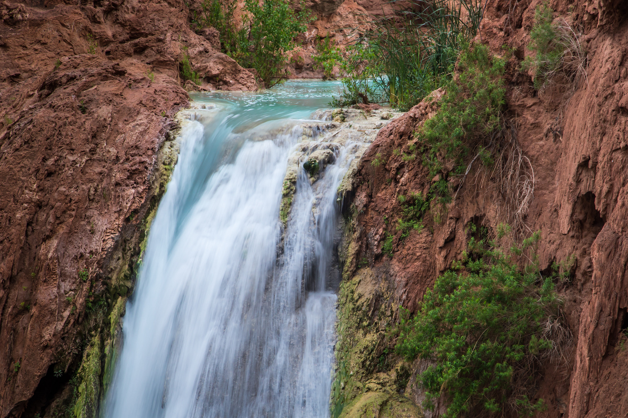 Canon EOS 100D (EOS Rebel SL1 / EOS Kiss X7) sample photo. Havasu falls photography