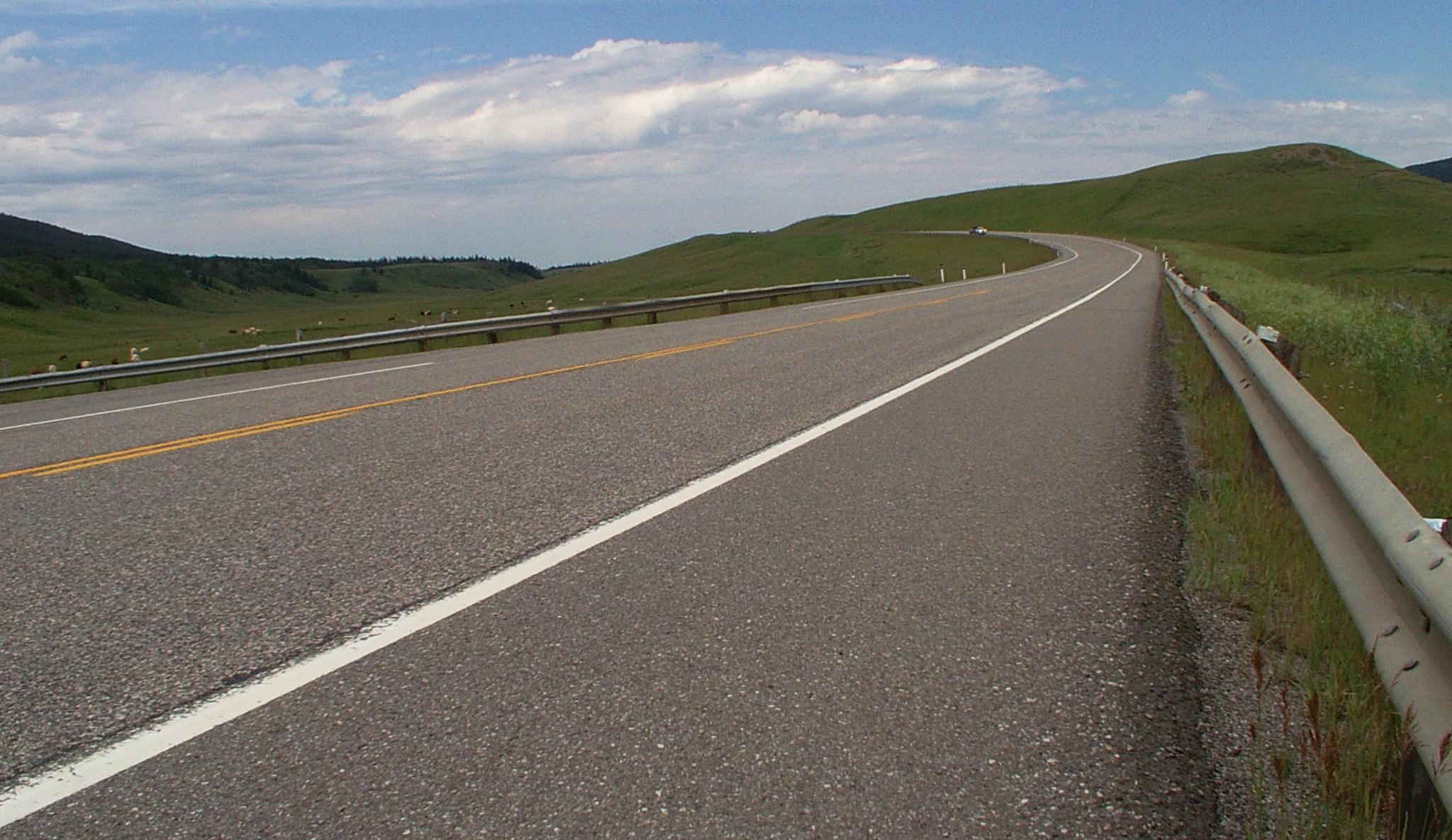 Pentax OPTIO MX sample photo. Alberta highway photography